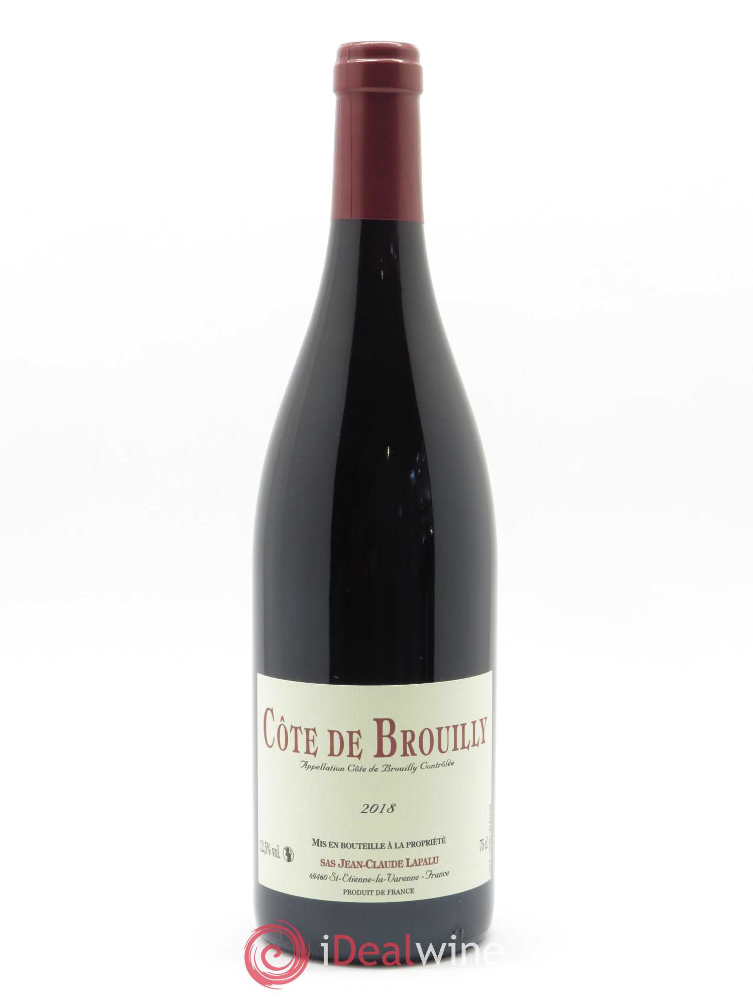 Côte de Brouilly Jean-Claude Lapalu 2018 - Lot de 1 bouteille - 0