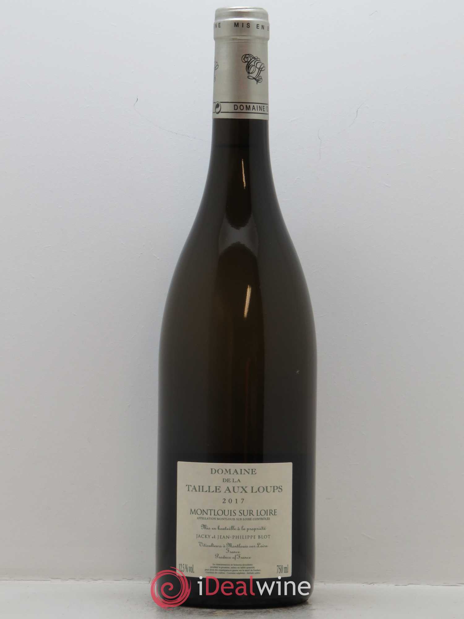 Montlouis-sur-Loire Clos de Mosny La Taille aux Loups - Jacky Blot 2017 - Lot de 1 bouteille - 1