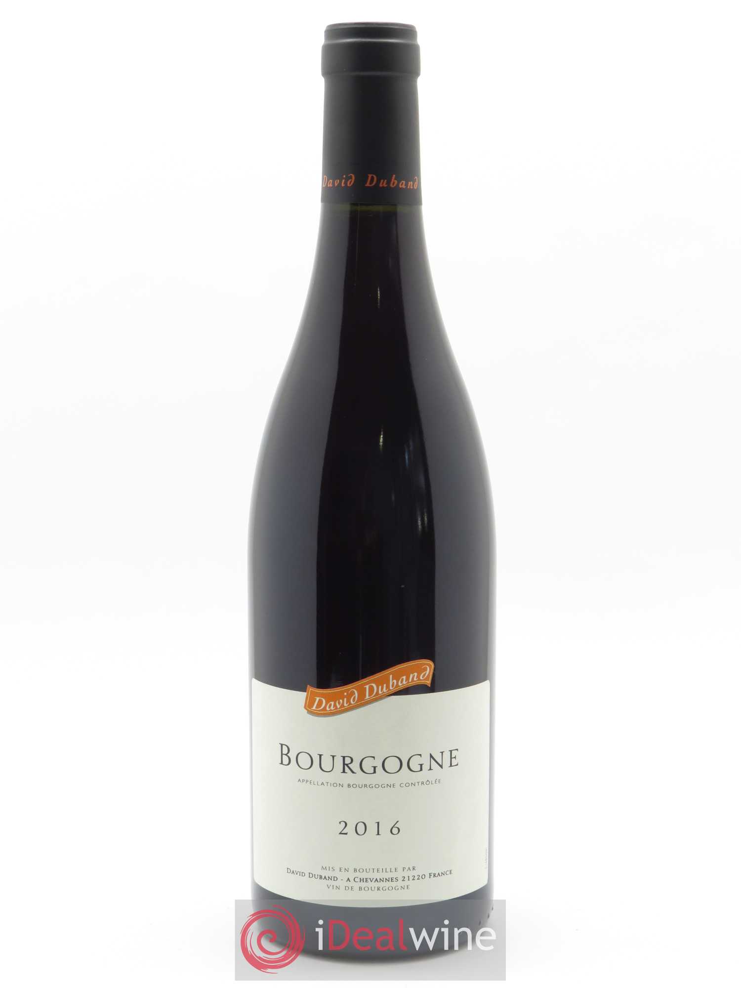 Bourgogne David Duband (Domaine) 2016 - Lot de 1 bouteille - 0