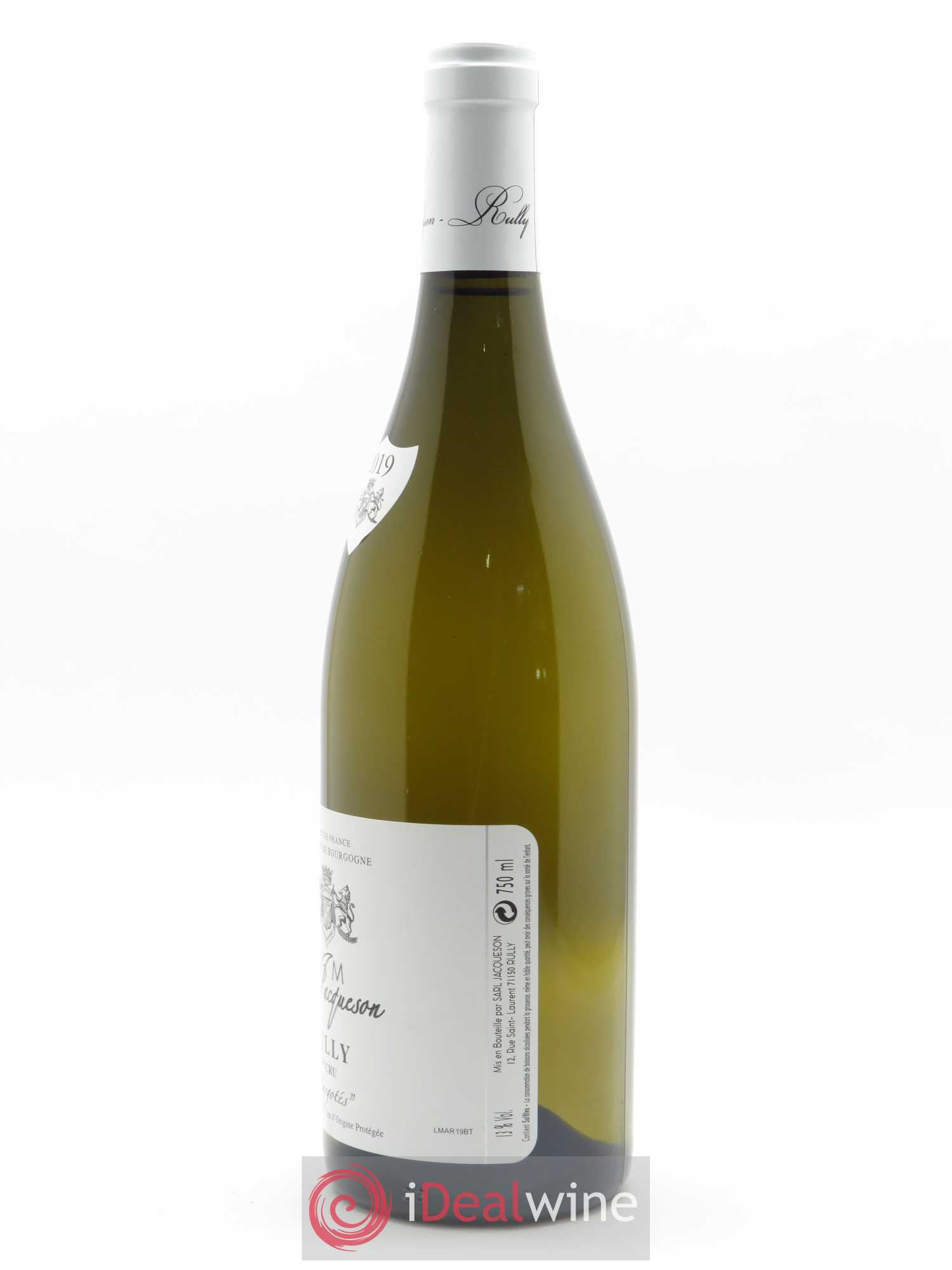 Rully 1er Cru Margotés Paul & Marie Jacqueson 2019 - Lot de 1 bouteille - 1