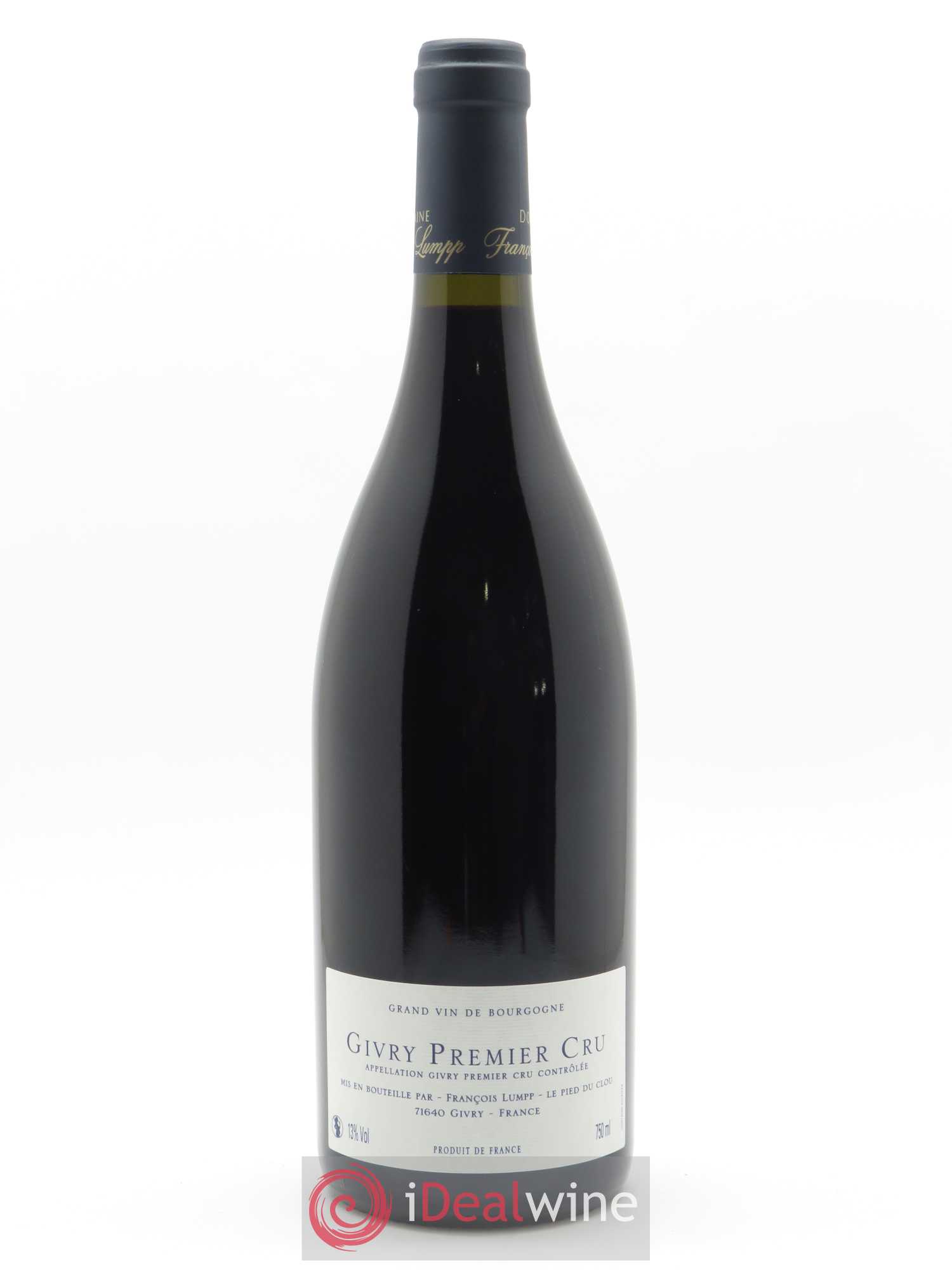 Givry 1er Cru Clos du Cras Long François Lumpp (Domaine) 2018 - Lot de 1 bouteille - 1