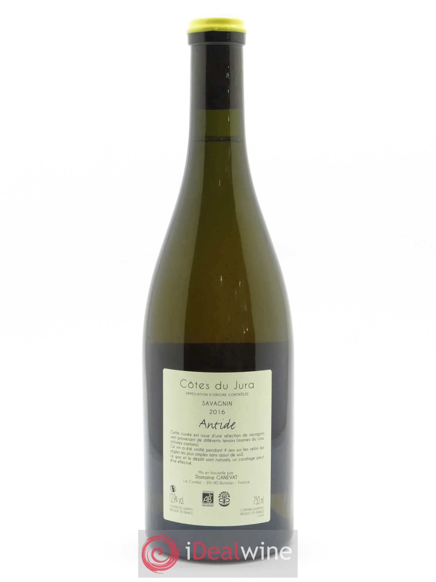 Côtes du Jura Savagnin Antide Jean-François Ganevat (Domaine) 2016 - Lot de 1 bouteille - 1