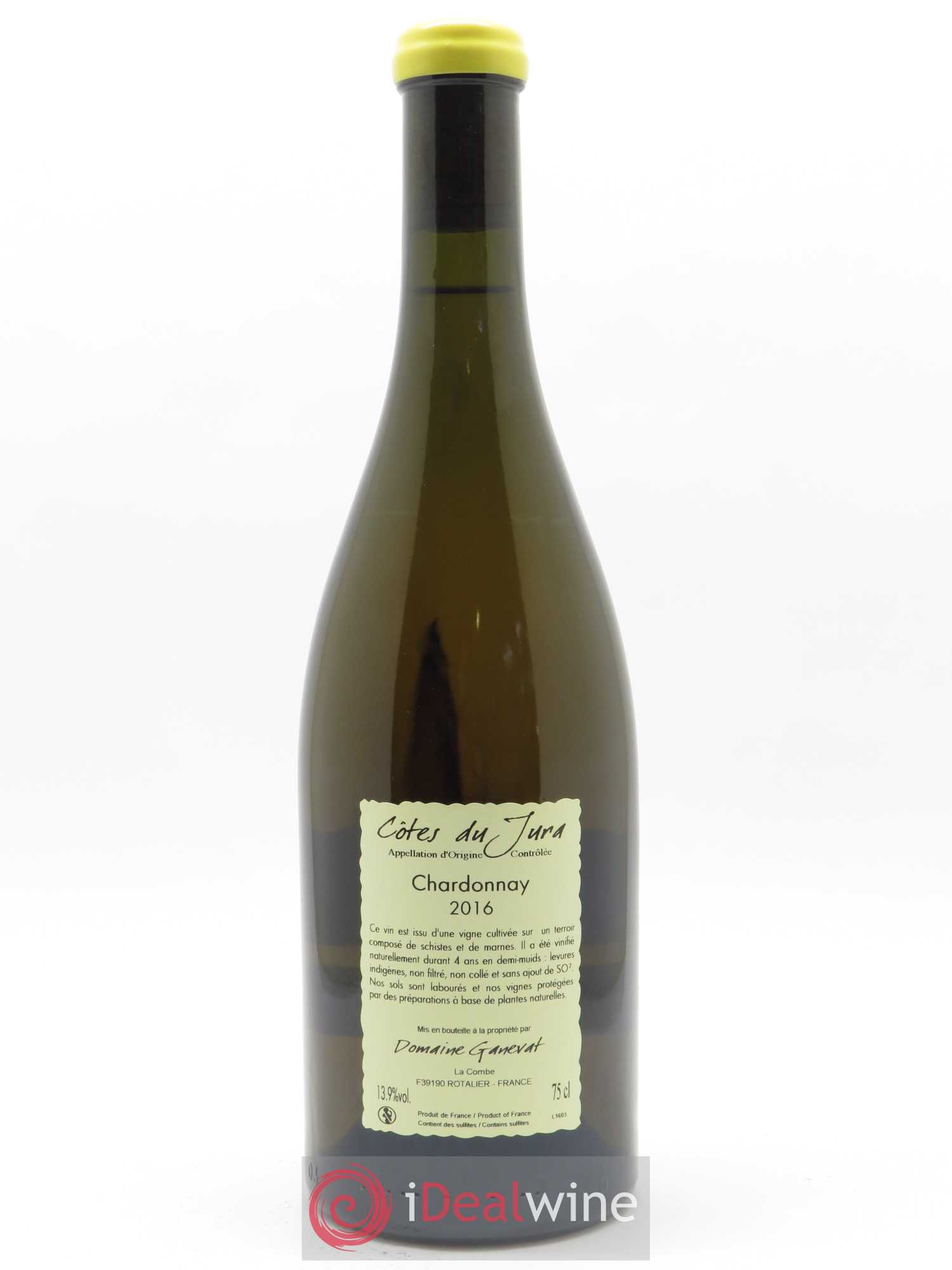 Côtes du Jura Grusse en Billat Jean-François Ganevat (Domaine) 2016 - Lot de 1 bouteille - 1