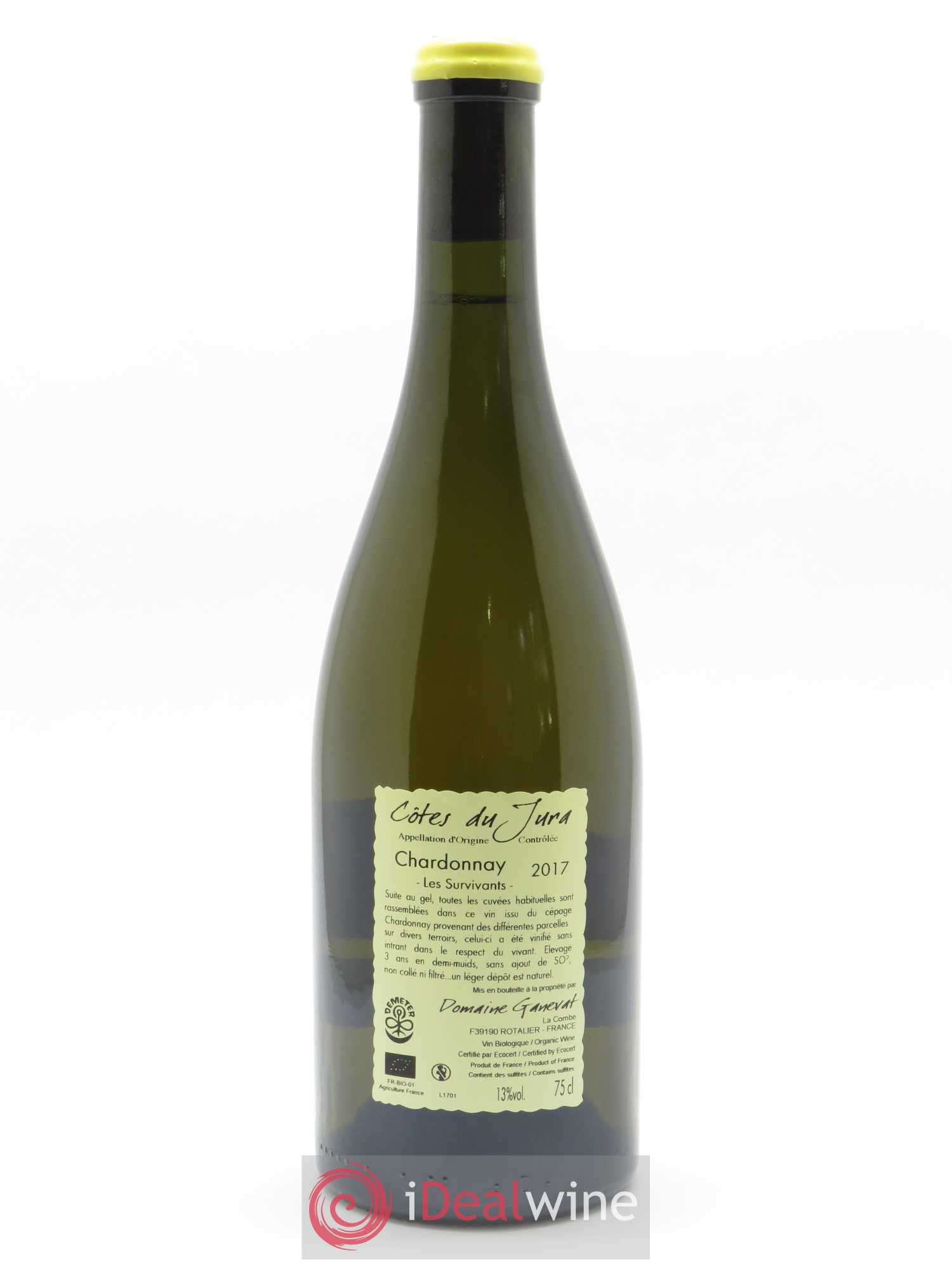 Côtes du Jura Les Survivants Jean-François Ganevat (Domaine) 2017 - Lot de 1 bouteille - 1