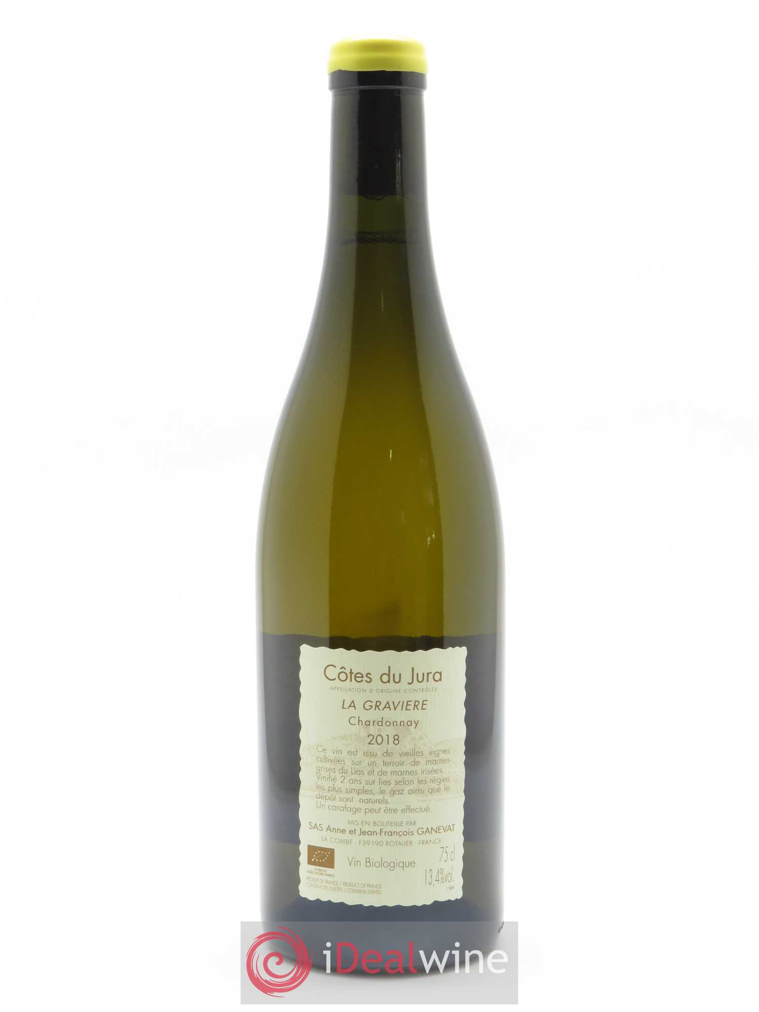 Côtes du Jura La Gravière Anne et Jean François Ganevat 2018 - Lot de 1 bouteille - 1