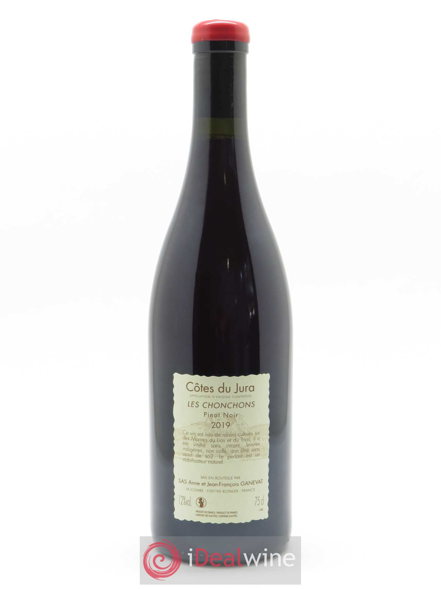 Côtes du Jura Les Chonchons Anne et Jean François Ganevat 2019 - Lot de 1 bouteille - 1