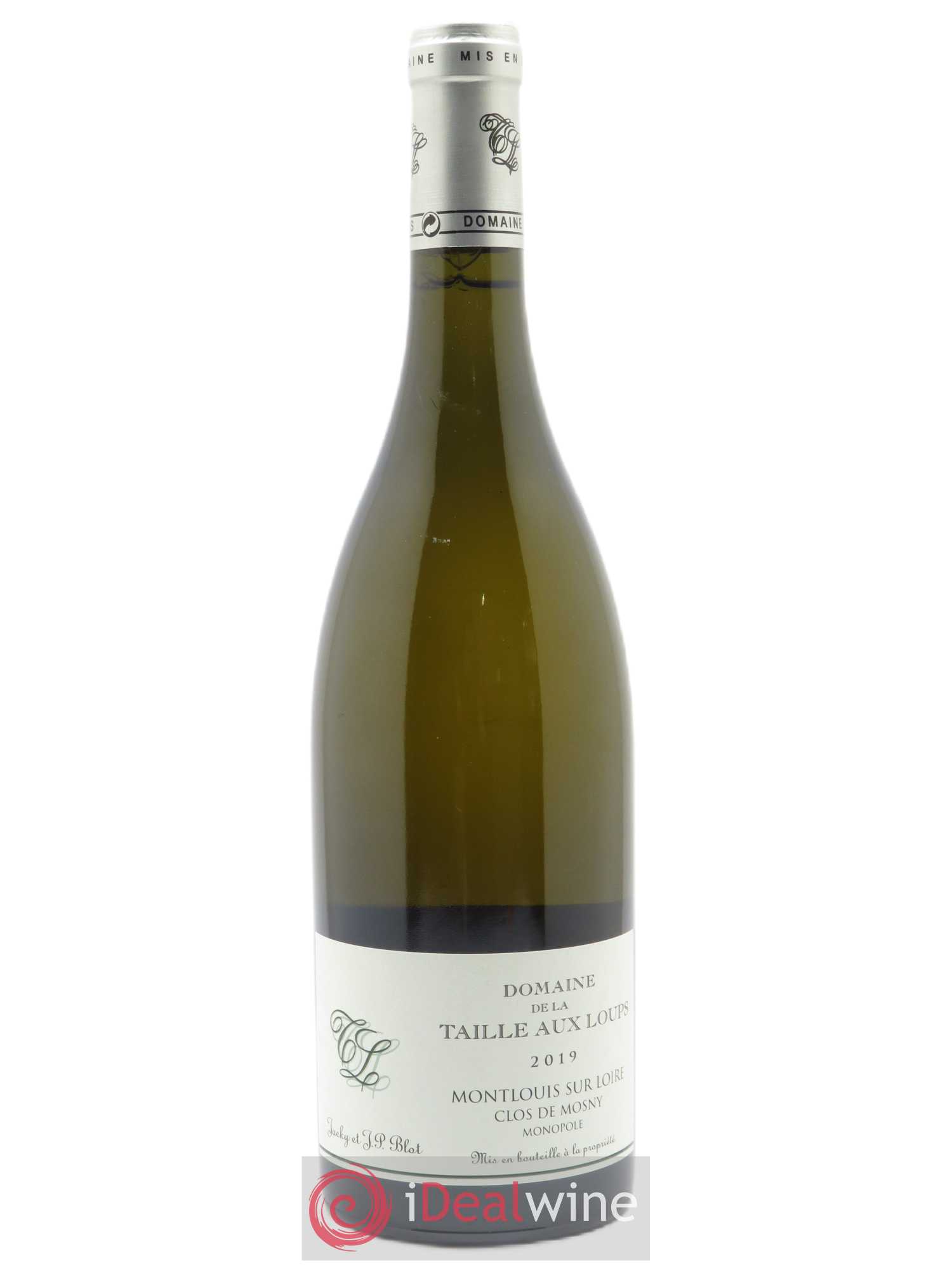 Montlouis-sur-Loire Clos de Mosny La Taille aux Loups - Jacky Blot 2019 - Lot de 1 bouteille - 0