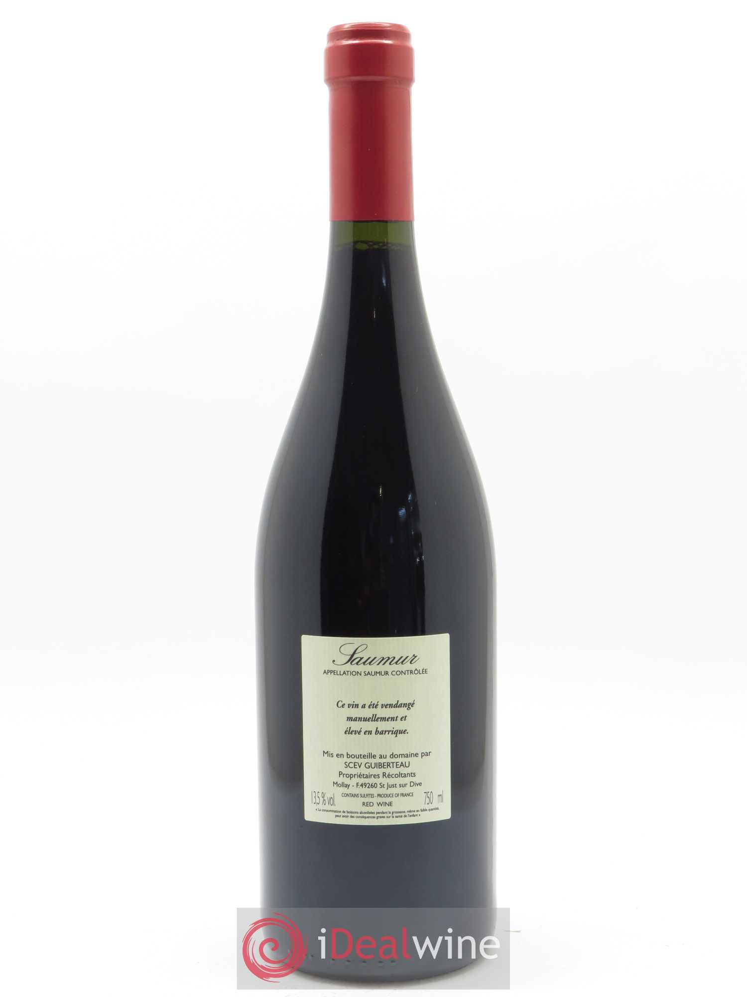 Saumur Les Chapaudaises Domaine Guiberteau 2018 - Lot de 1 bouteille - 1