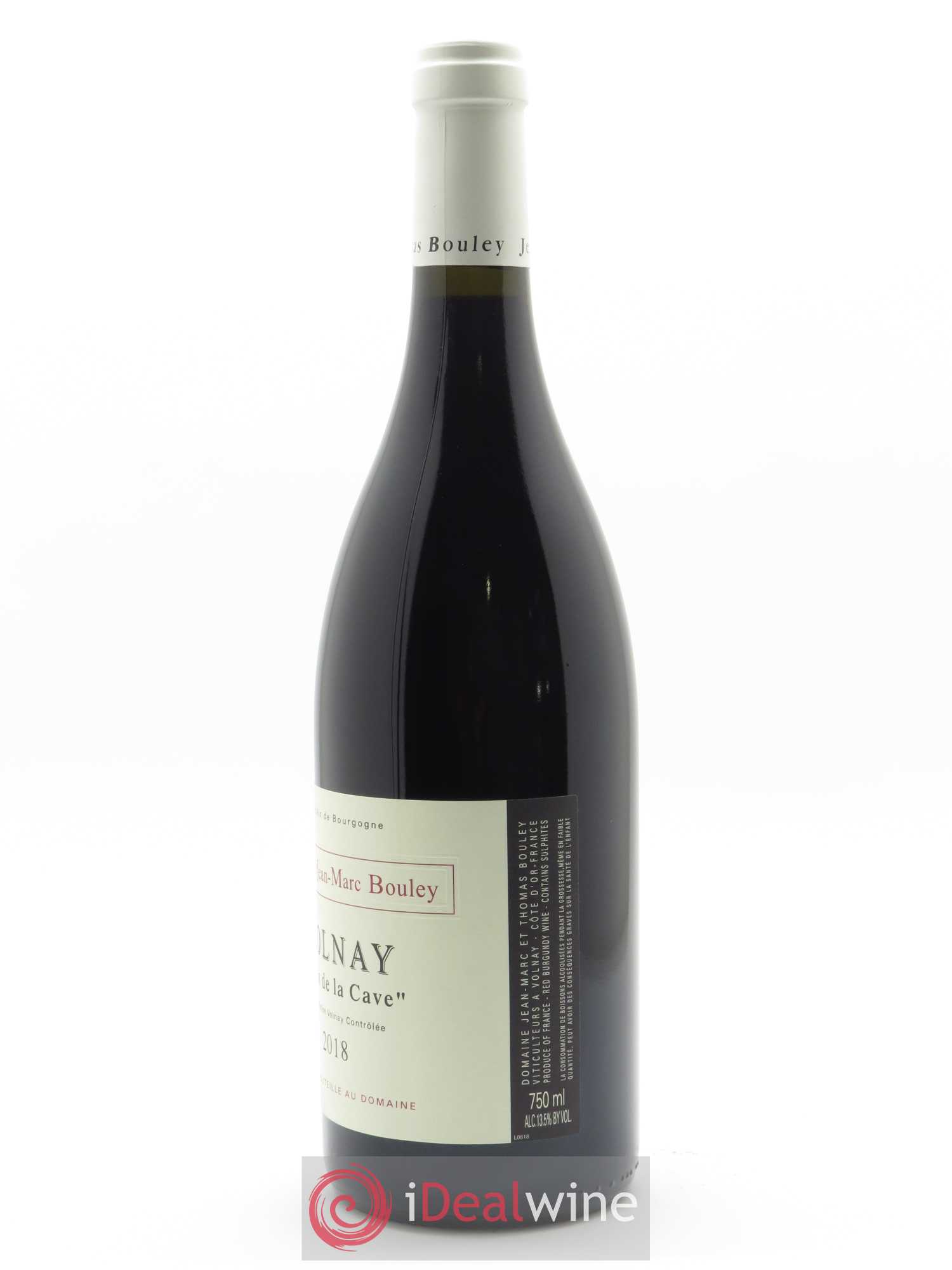 Volnay Clos de la Cave Bouley (Domaine) 2018 - Lot de 1 bouteille - 1