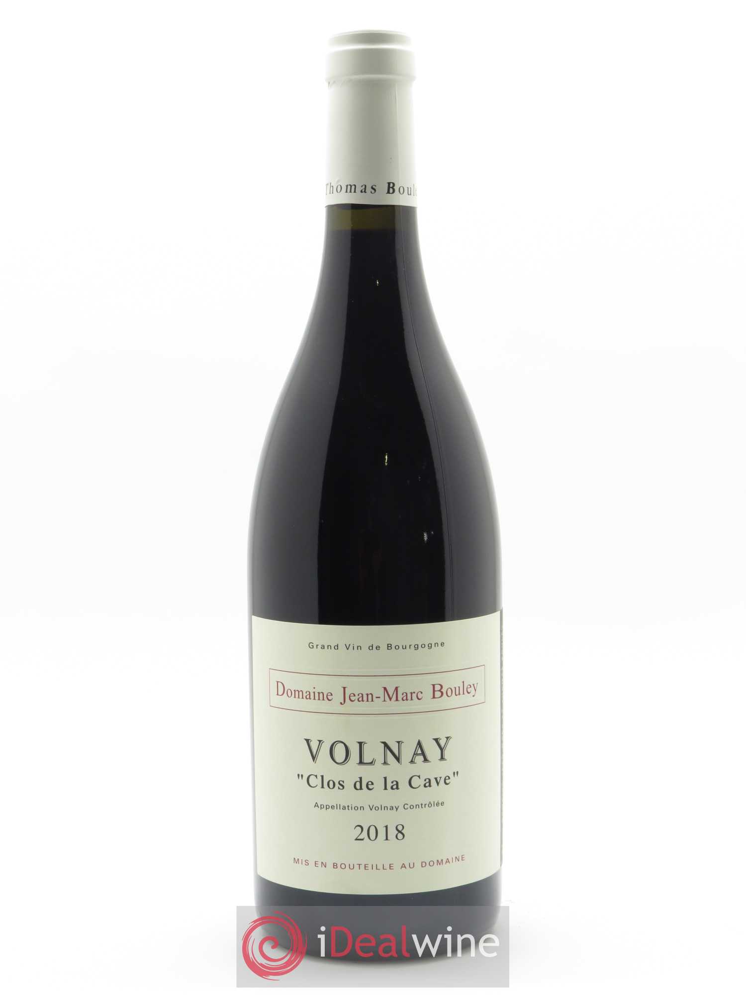 Volnay Clos de la Cave Bouley (Domaine) 2018 - Lot de 1 bouteille - 0
