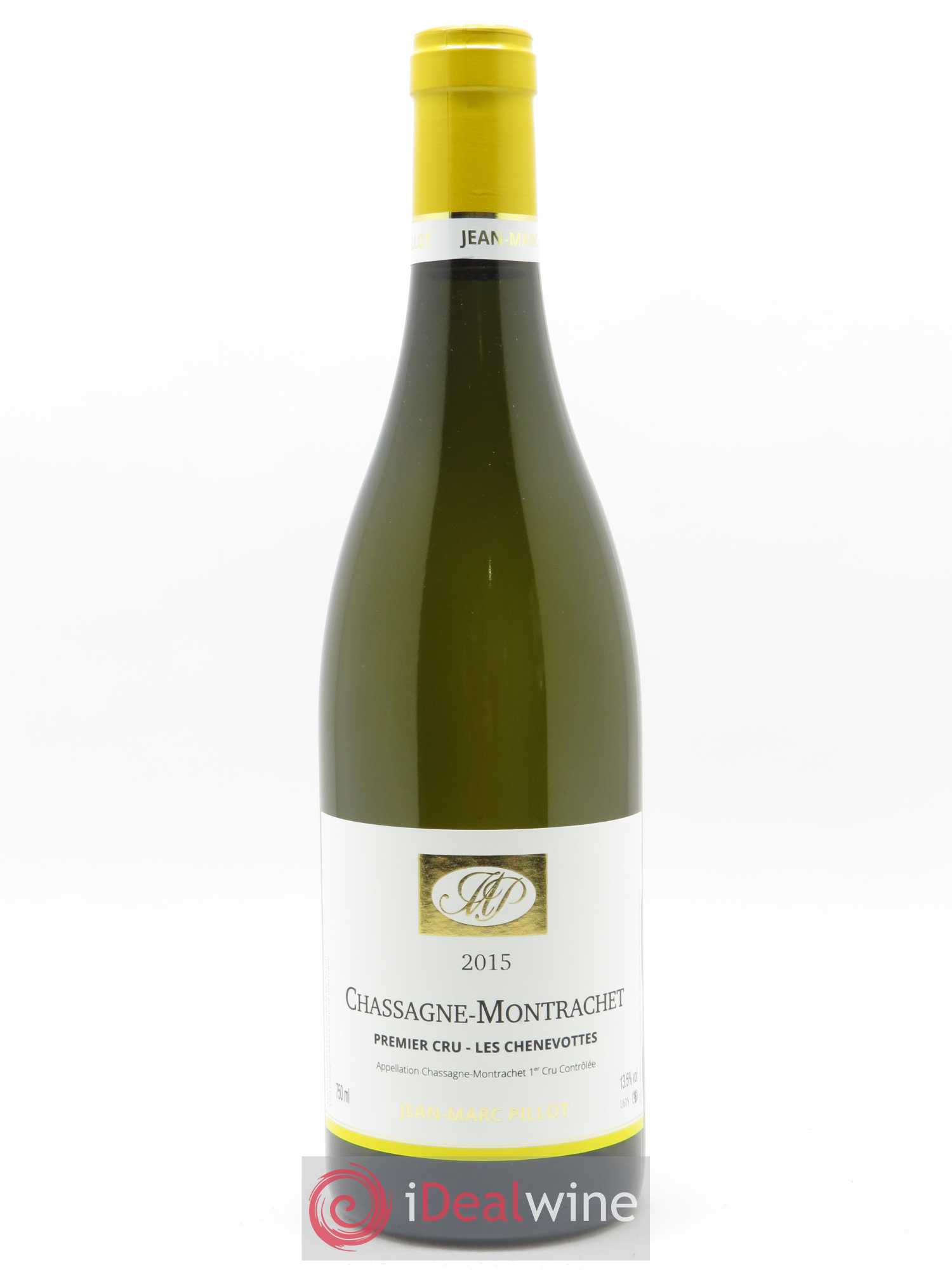 Chassagne-Montrachet 1er Cru Les Chenevottes Jean-Marc Pillot et Fils (Domaine) 2015 - Lot de 1 bouteille - 0