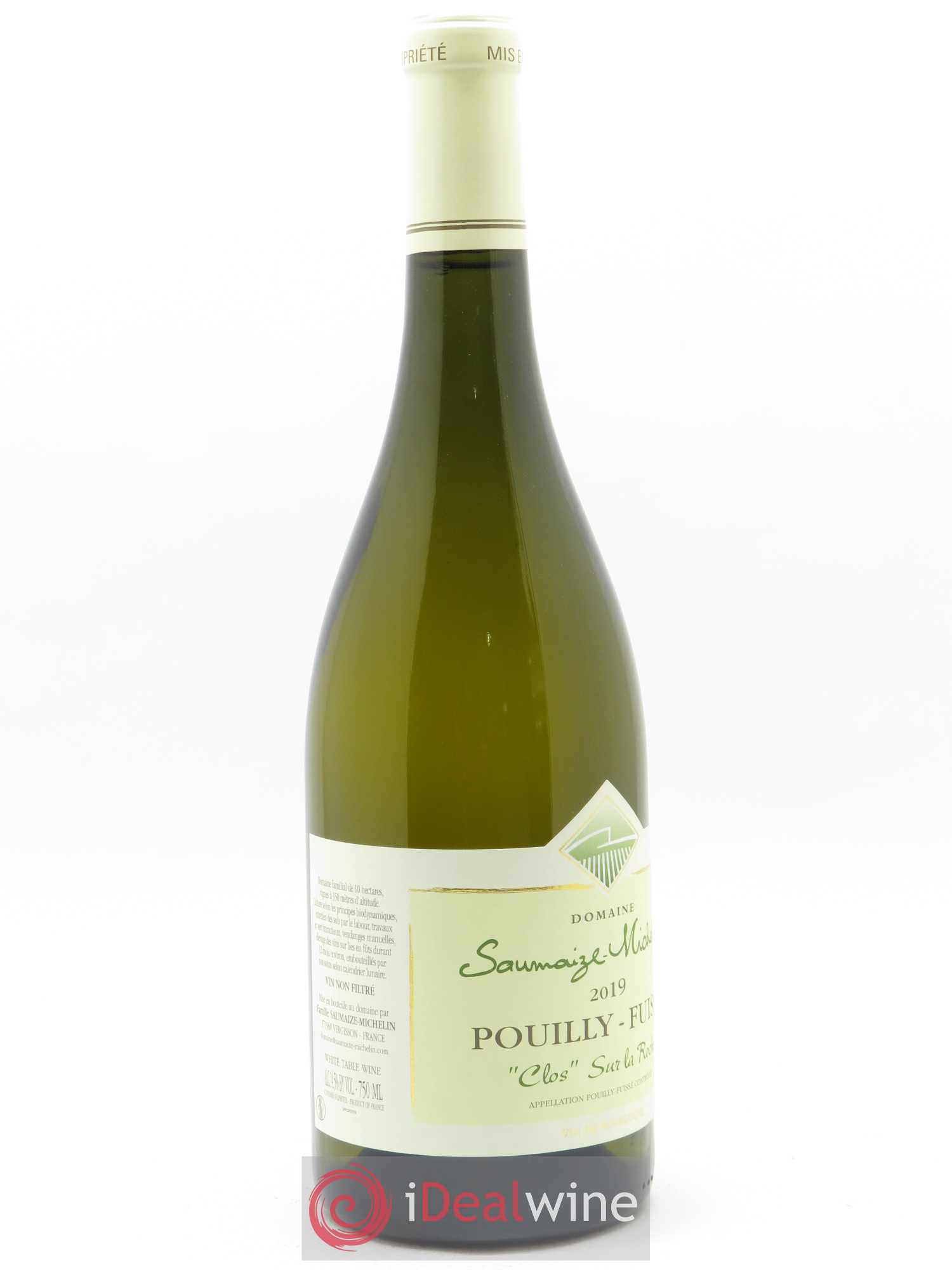 Pouilly-Fuissé Clos sur la Roche Saumaize-Michelin 2019 - Lot de 1 bouteille - 1