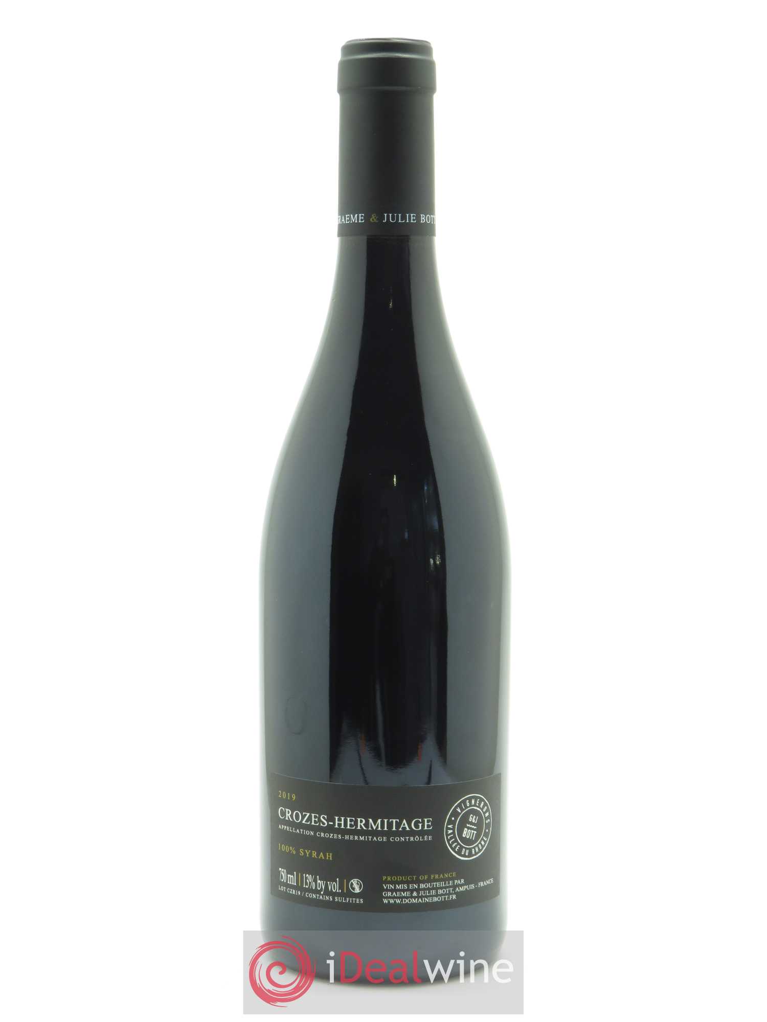 Crozes-Hermitage Graeme & Julie Bott 2019 - Lot de 1 bouteille - 1