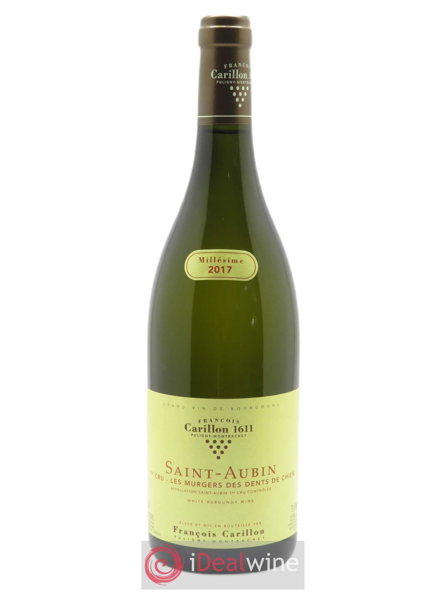 Saint-Aubin 1er Cru Murgers des Dents de Chien François Carillon 2017 - Lot de 1 bouteille - 0
