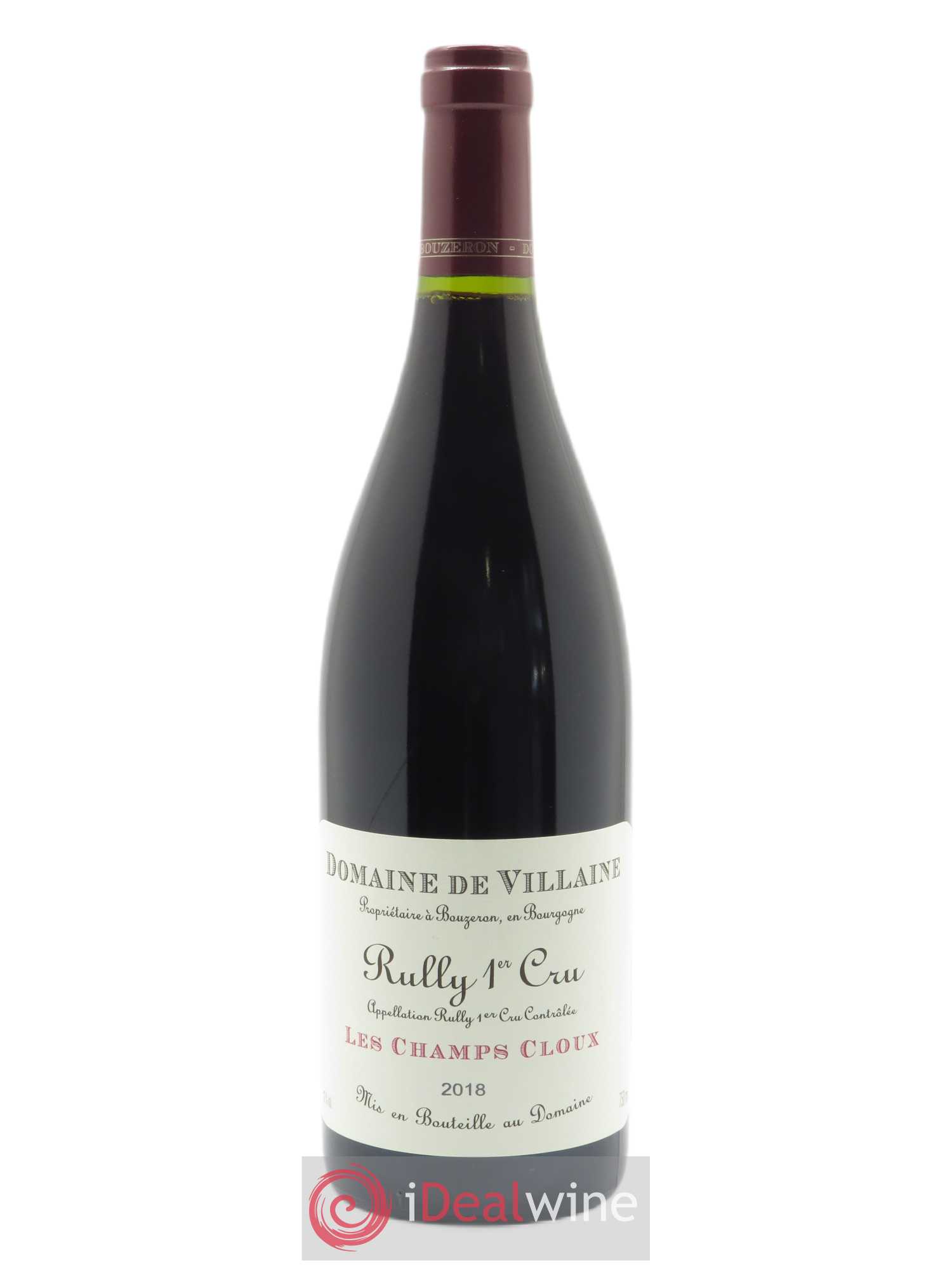 Rully 1er Cru Les Champs Cloux Domaine de Villaine 2018 - Lot de 1 bouteille - 0