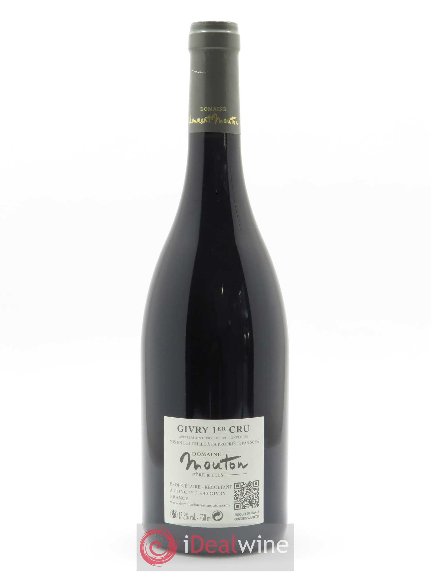 Givry 1er Cru La Grande Berge Gérard Mouton 2017 - Lot de 1 bouteille - 1
