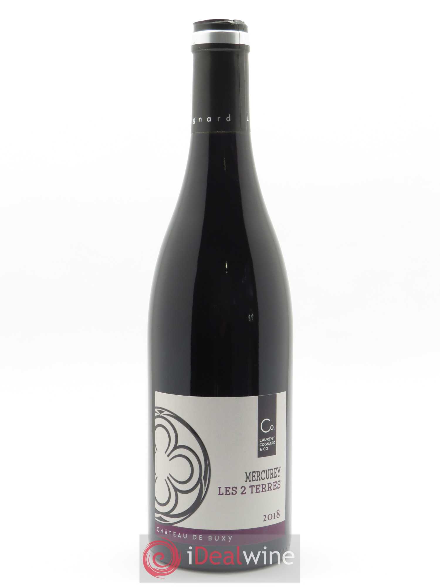 Mercurey Les 2 Terres Laurent Cognard 2018 - Lot de 1 bouteille - 0