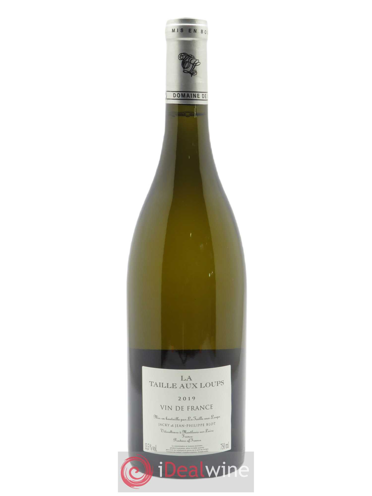 Vin de France Venise La Taille aux Loups - Jacky Blot 2019 - Lot de 1 bouteille - 1