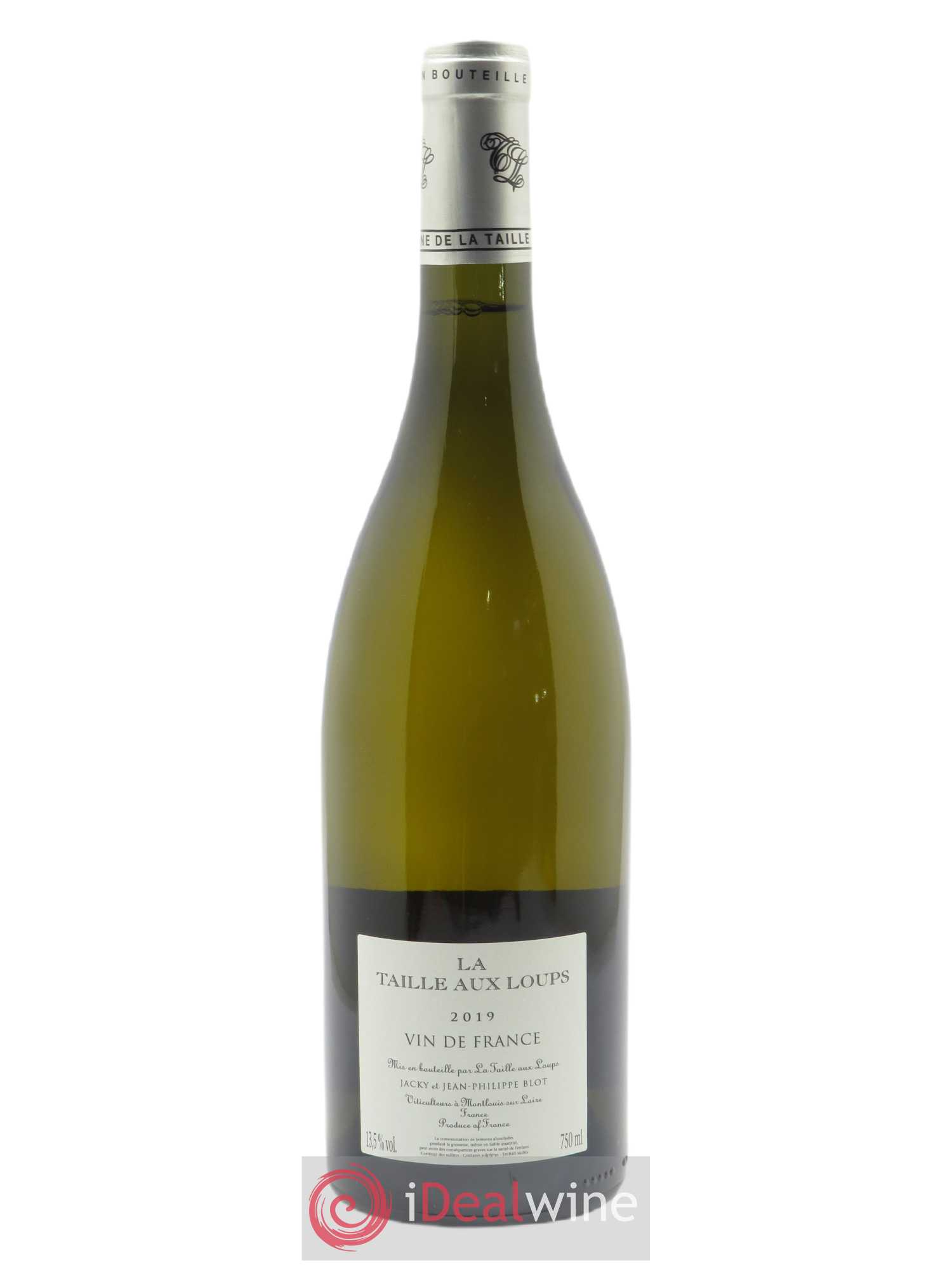 Vin de France Bretonnière La Taille aux Loups - Jacky Blot 2019 - Lot de 1 bouteille - 1