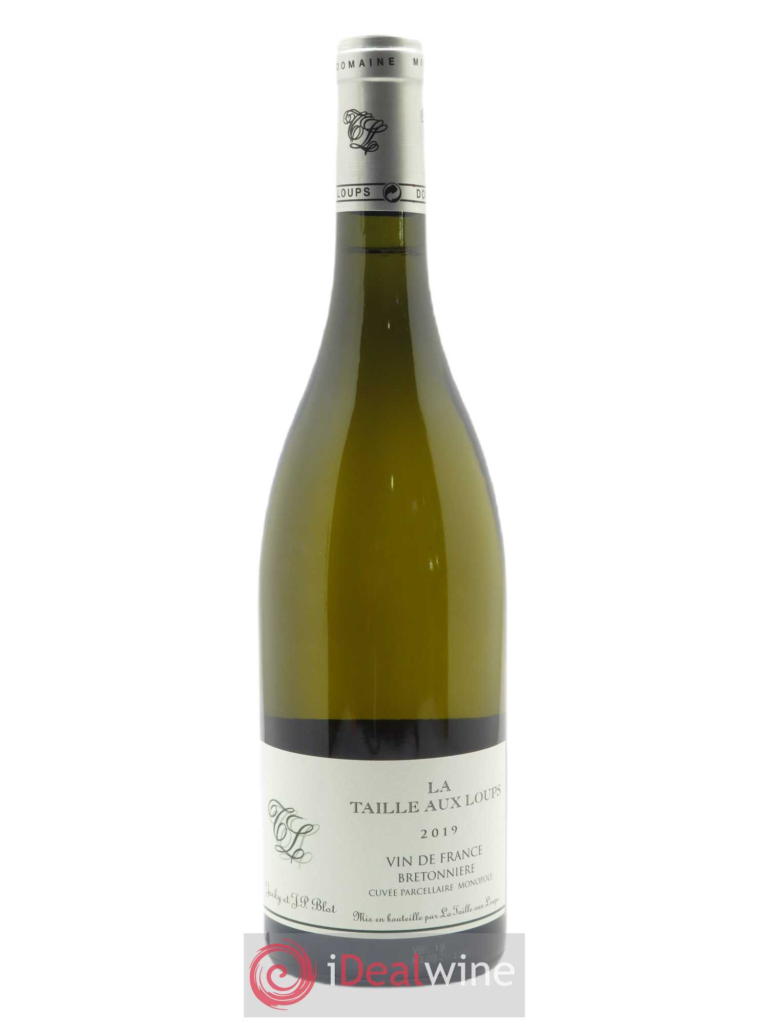 Vin de France Bretonnière La Taille aux Loups - Jacky Blot 2019 - Lot de 1 bouteille - 0