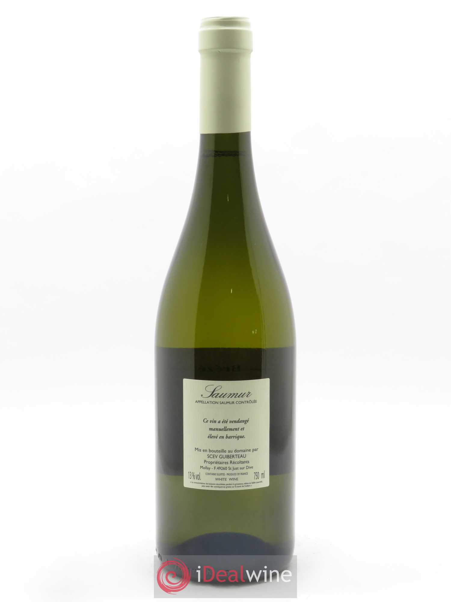 Saumur Brézé Domaine Guiberteau 2018 - Lot de 1 bouteille - 1