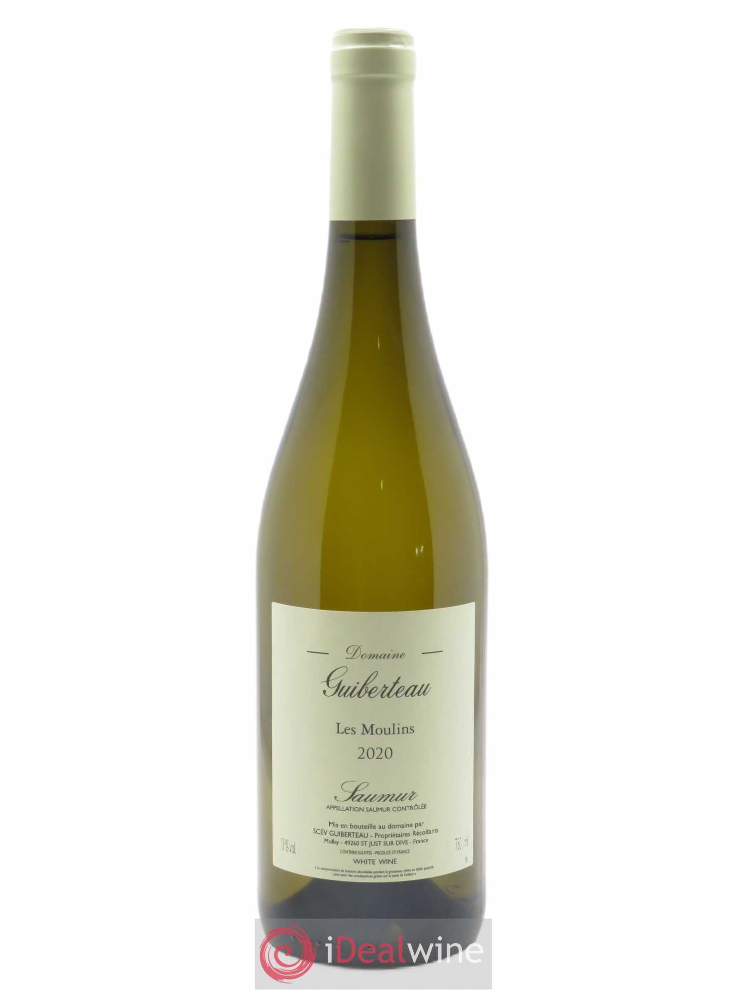 Saumur Les Moulins Domaine Guiberteau 2020 - Posten von 1 Flasche - 0