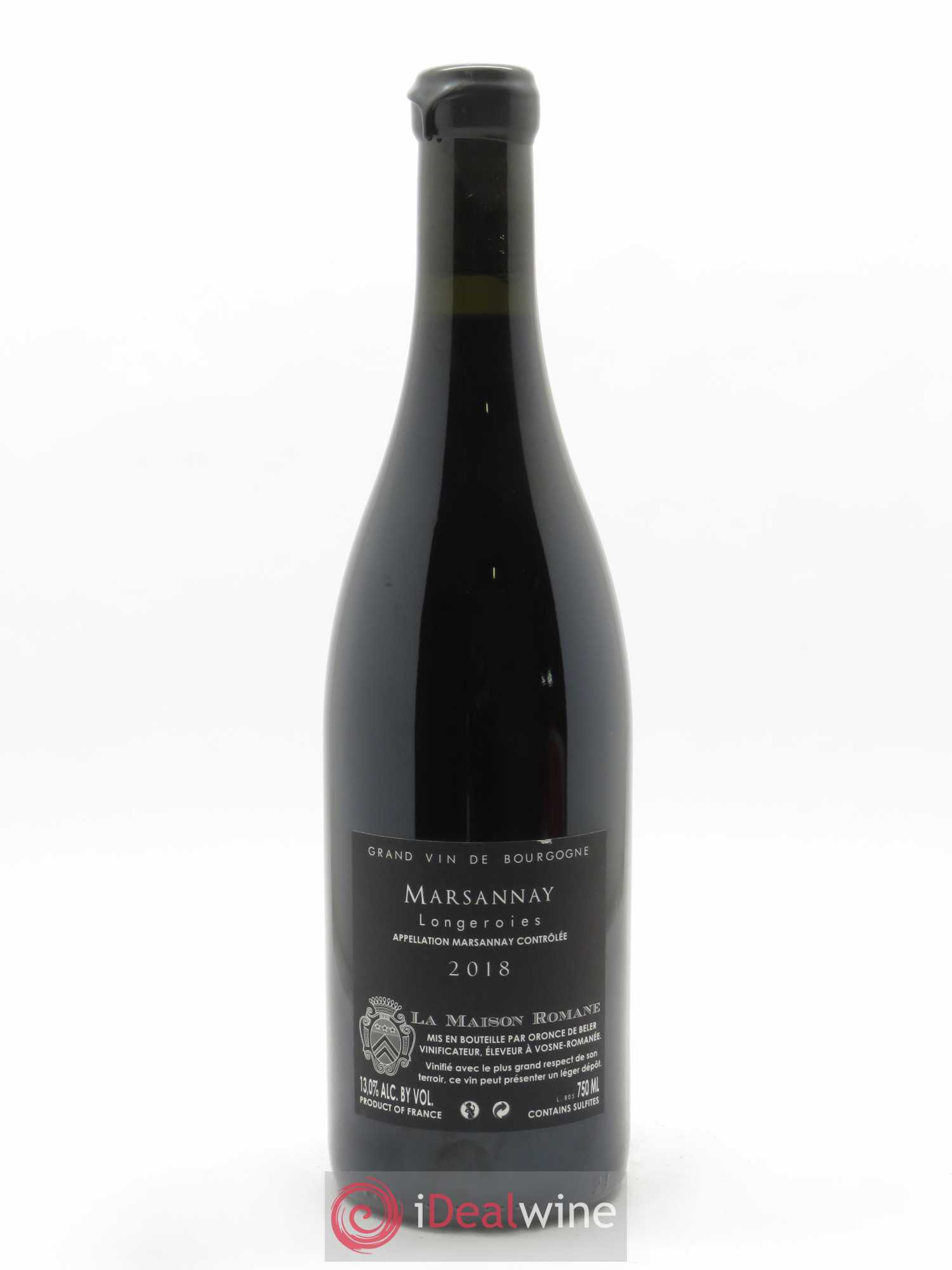 Marsannay Les Longeroies La Maison Romane 2018 - Lot of 1 bottle - 1