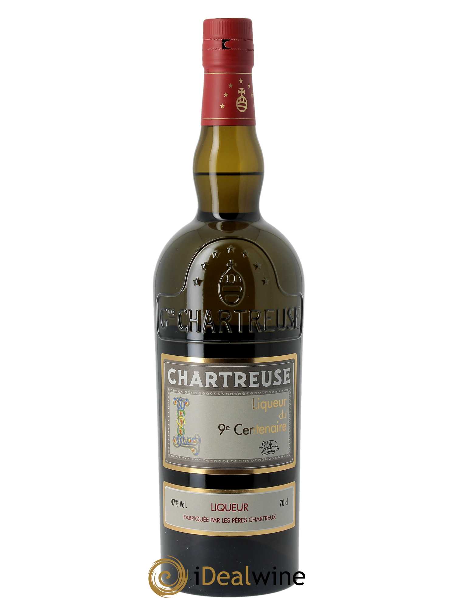 Chartreuse Liqueur du 9ème centenaire Pères chartreux - Lot de 1 bouteille - 1