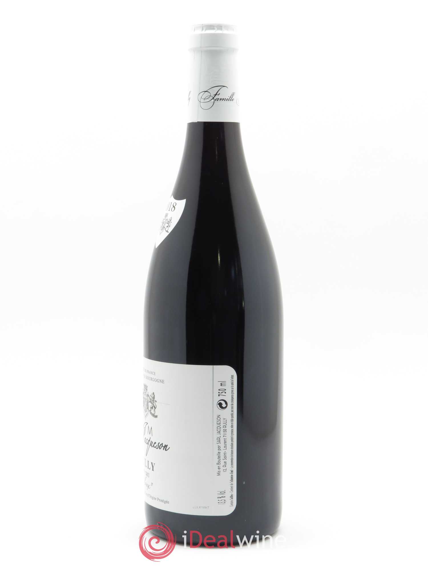 Rully 1er Cru Les Cloux Paul & Marie Jacqueson 2018 - Lot de 1 bouteille - 1