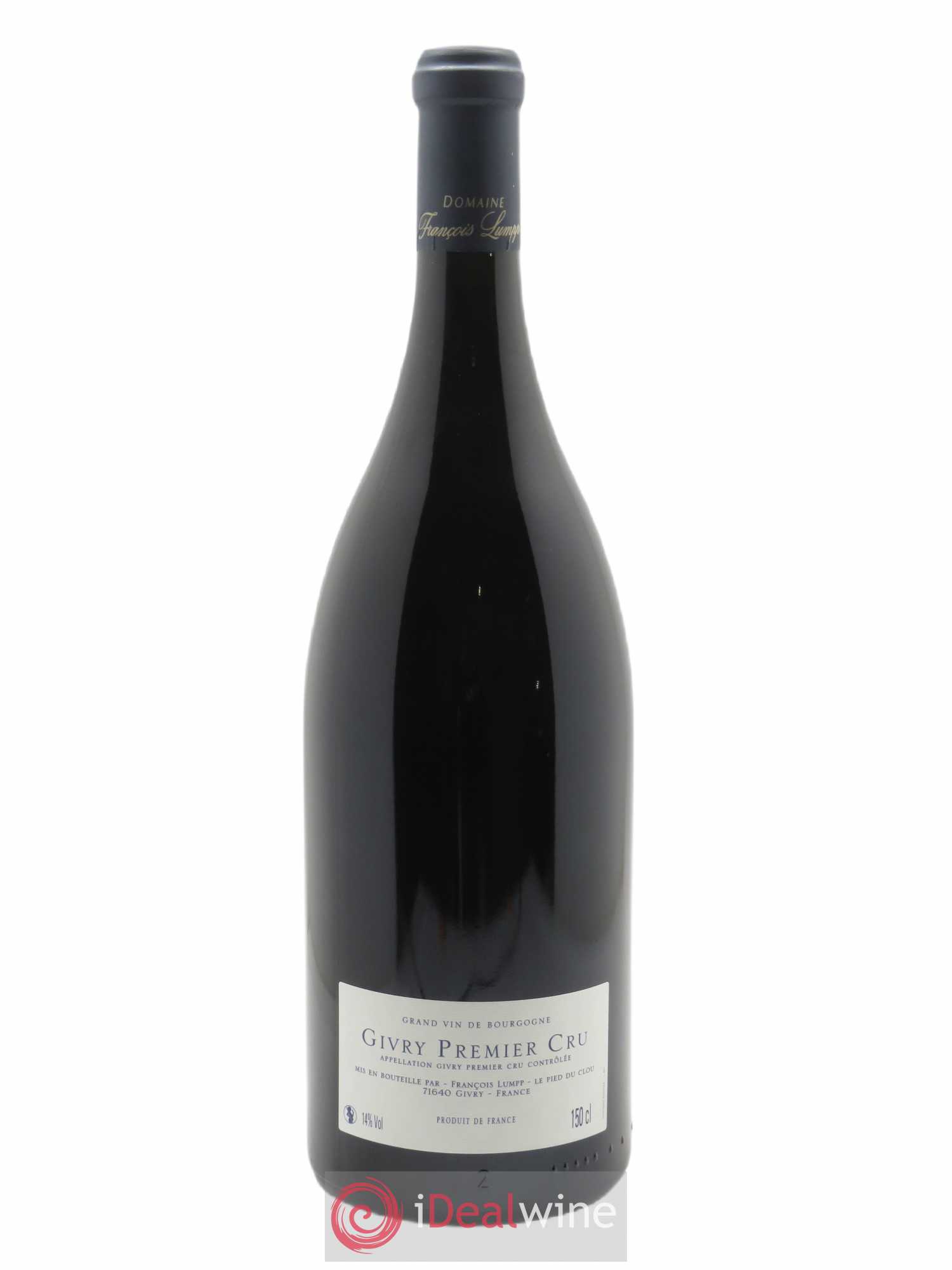 Givry 1er Cru A Vigne Rouge François Lumpp (Domaine) 2019 - Lot de 1 magnum - 1