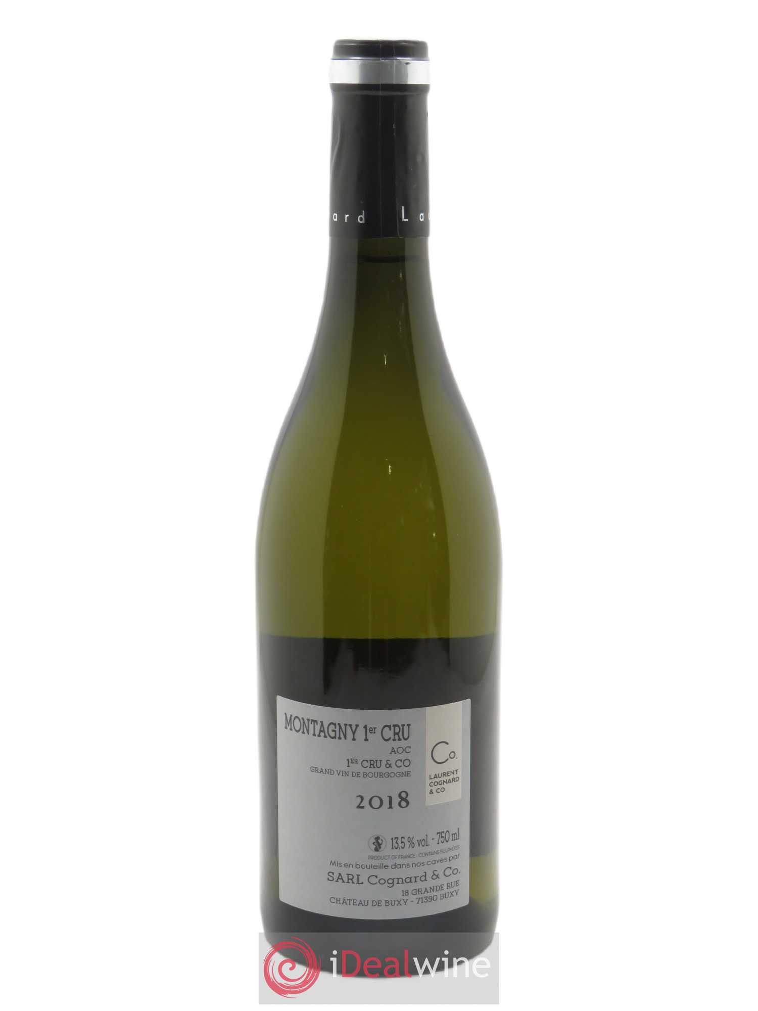 Montagny 1er Cru & Co Laurent Cognard 2018 - Lot de 1 bouteille - 1