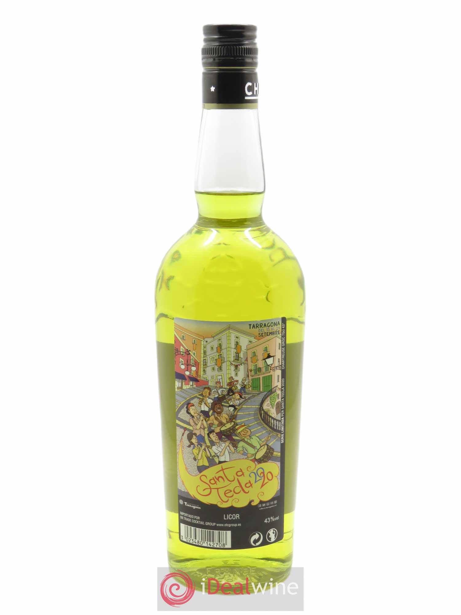 Chartreuse Santa Tecla Jaune 2020 (70cl) - Lot de 1 bouteille - 1