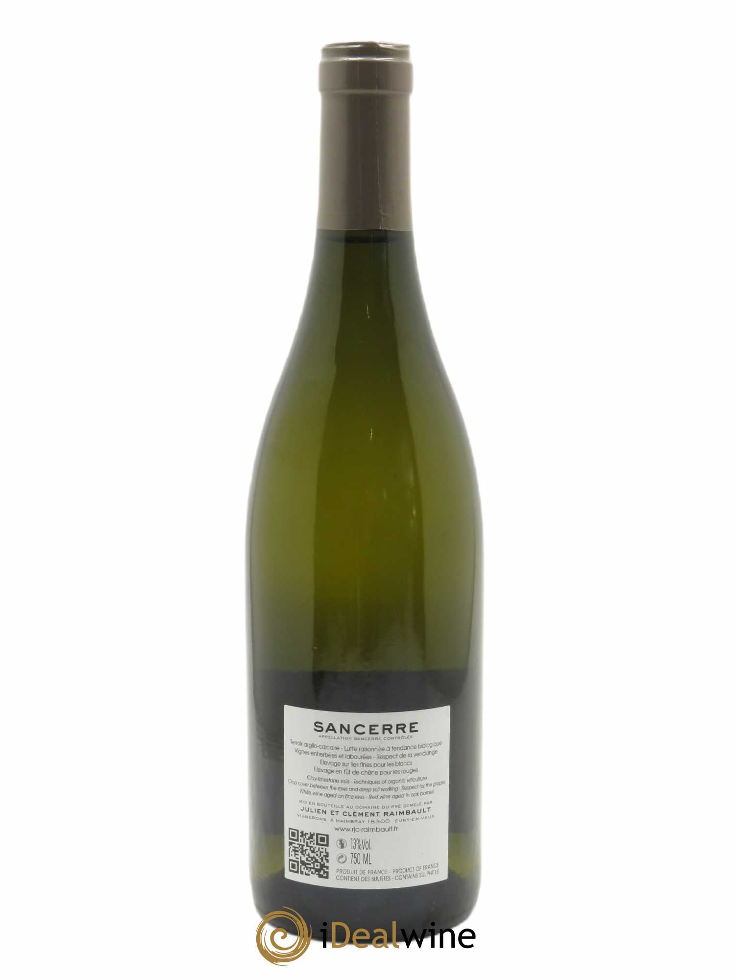 Sancerre Les Chasseignes Domaine Du Pré Semelé 2016 - Lot de 1 bouteille - 1