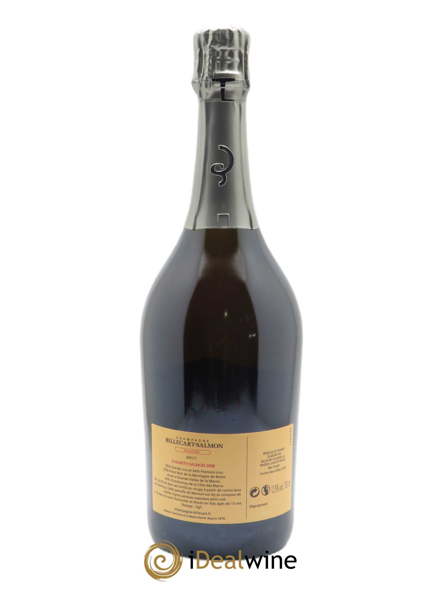 Elisabeth Salmon Billecart-Salmon 2008 - Lot of 1 bottle - 1