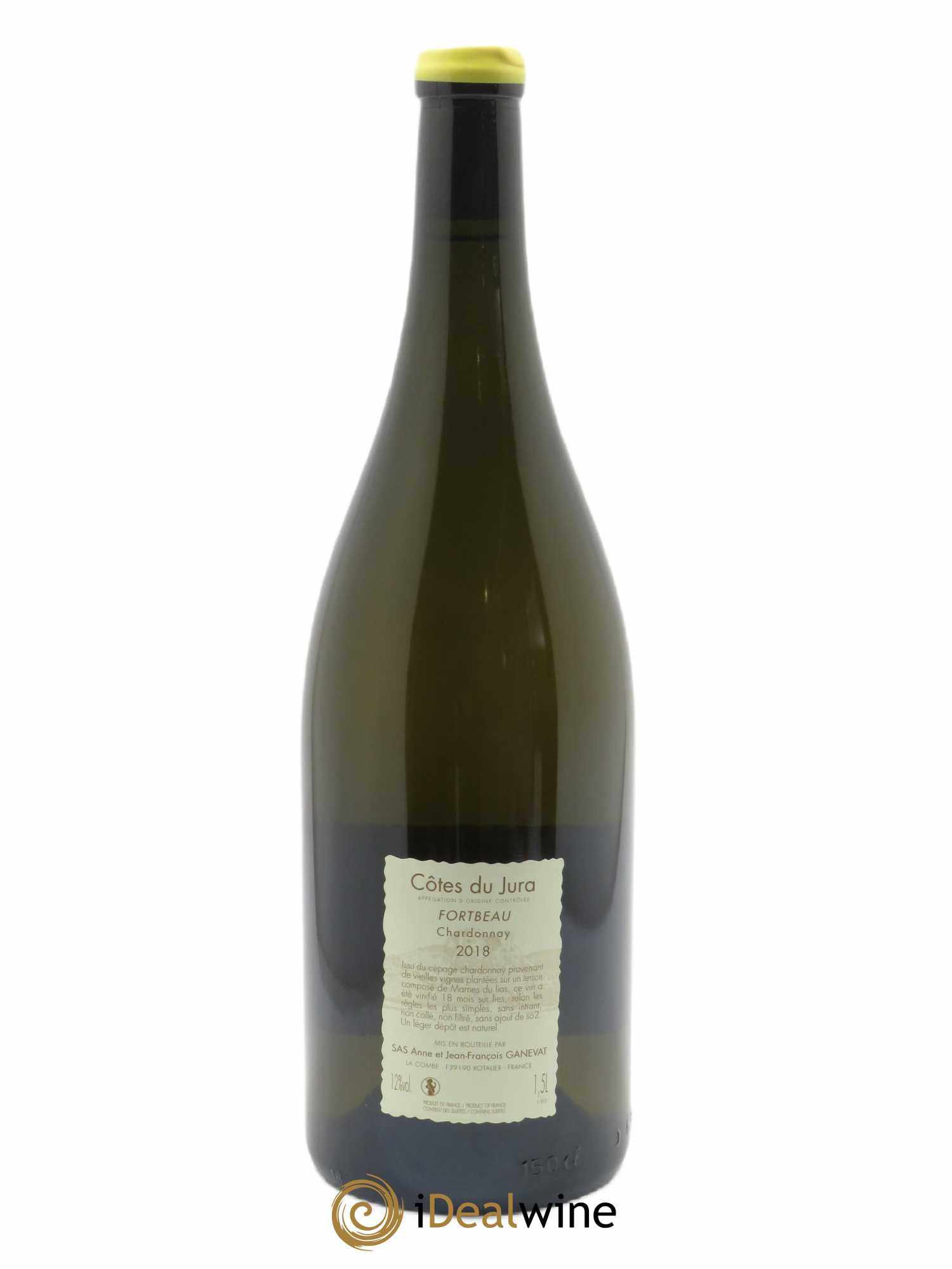 Vin de France (anciennement Côtes du Jura) Fortbeau Anne et Jean François Ganevat 2018 - Lot de 1 magnum - 1