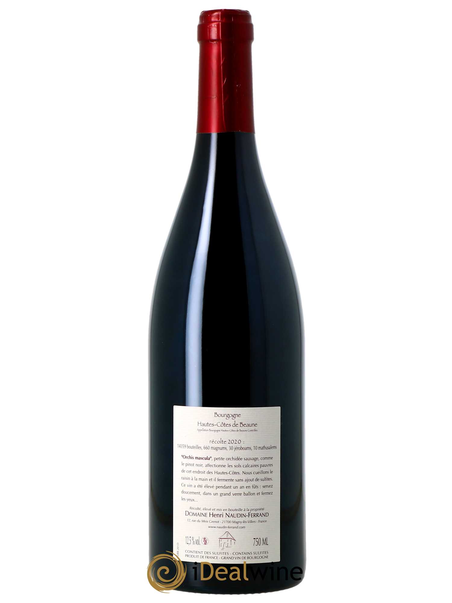 Hautes-Côtes de Beaune Orchis Mascula Naudin-Ferrand (Domaine) 2019 - Lot de 1 bouteille - 1