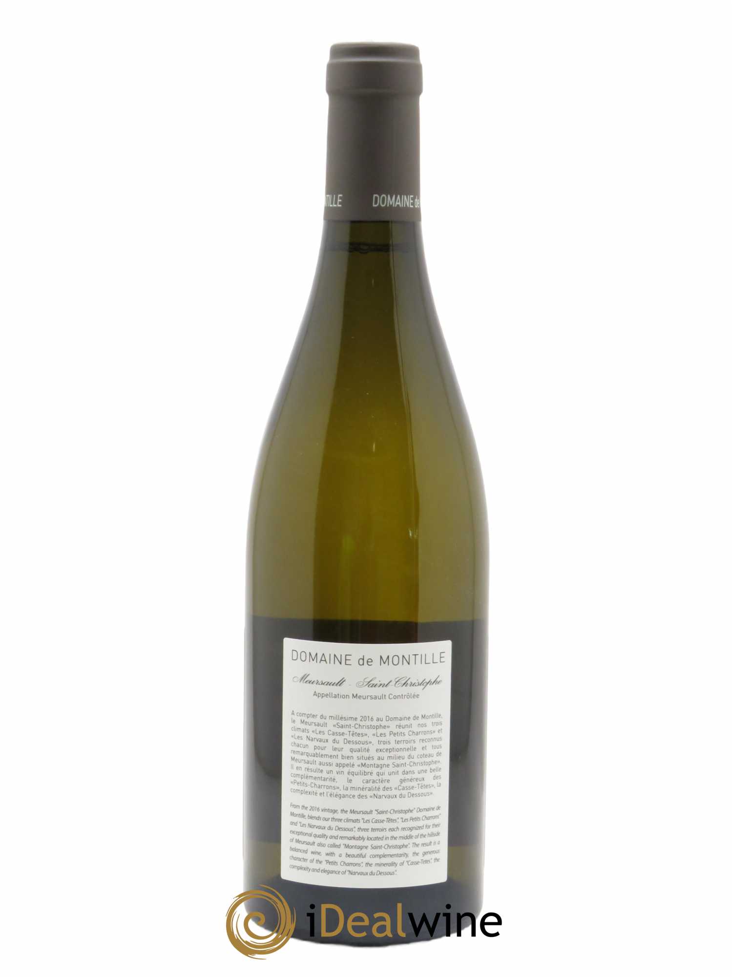Meursault Saint Christophe De Montille (Domaine) 2019 - Lot de 1 bouteille - 1