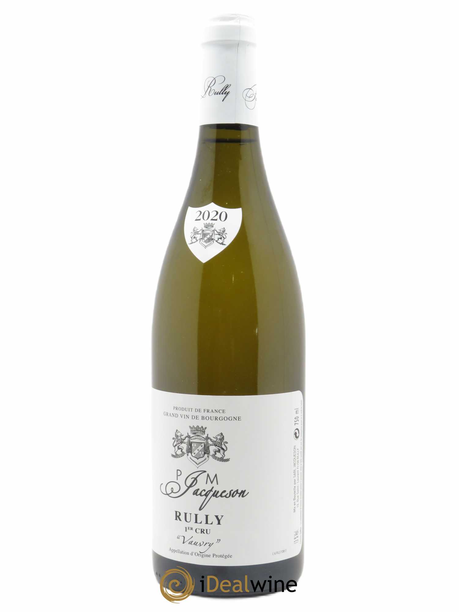 Rully 1er Cru Vauvry Paul & Marie Jacqueson 2020 - Lot of 1 bottle - 1