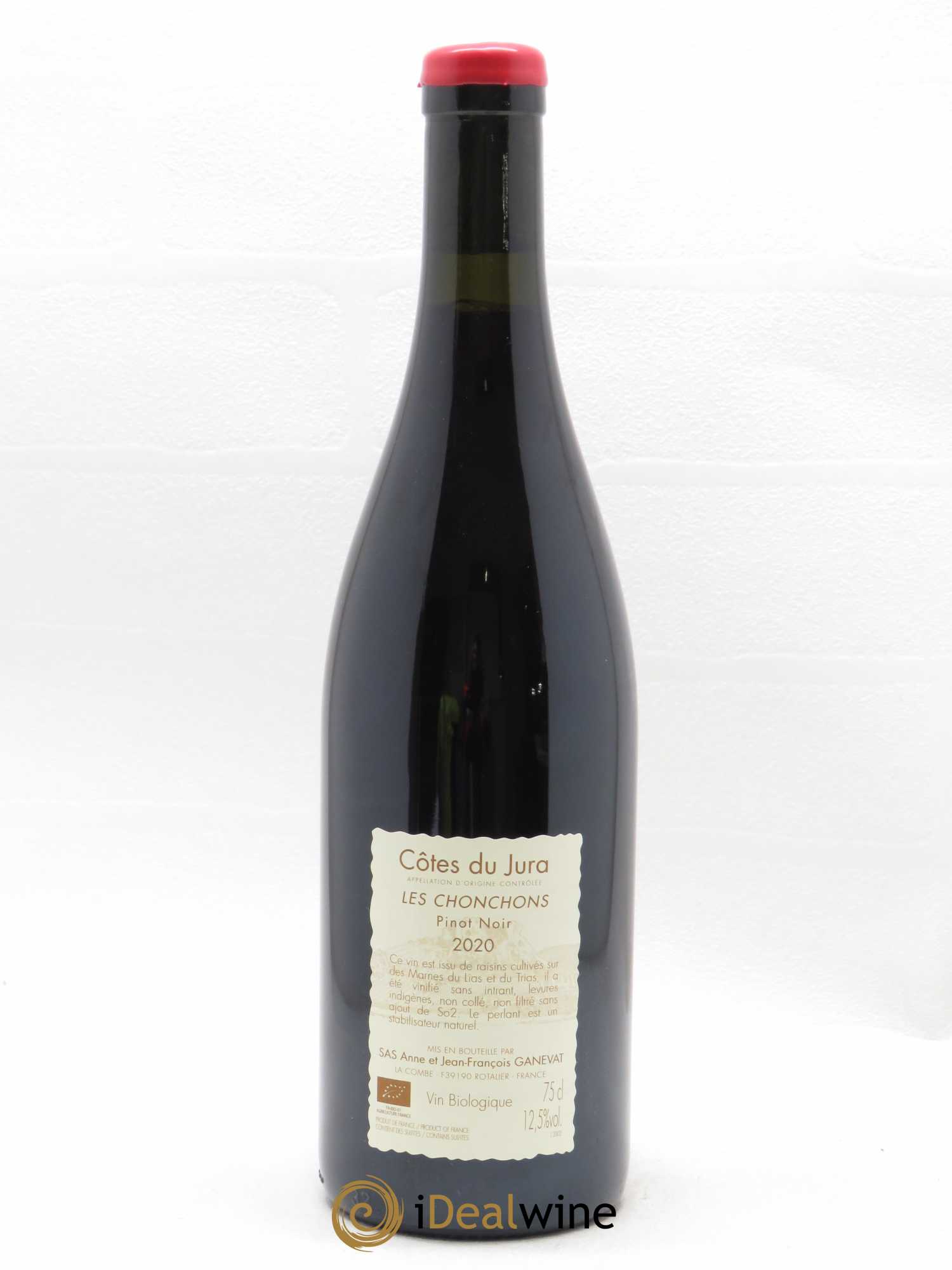 Côtes du Jura Pinot Noir Les Chonchons Anne et Jean François Ganevat 2020 - Lot de 1 bouteille - 1