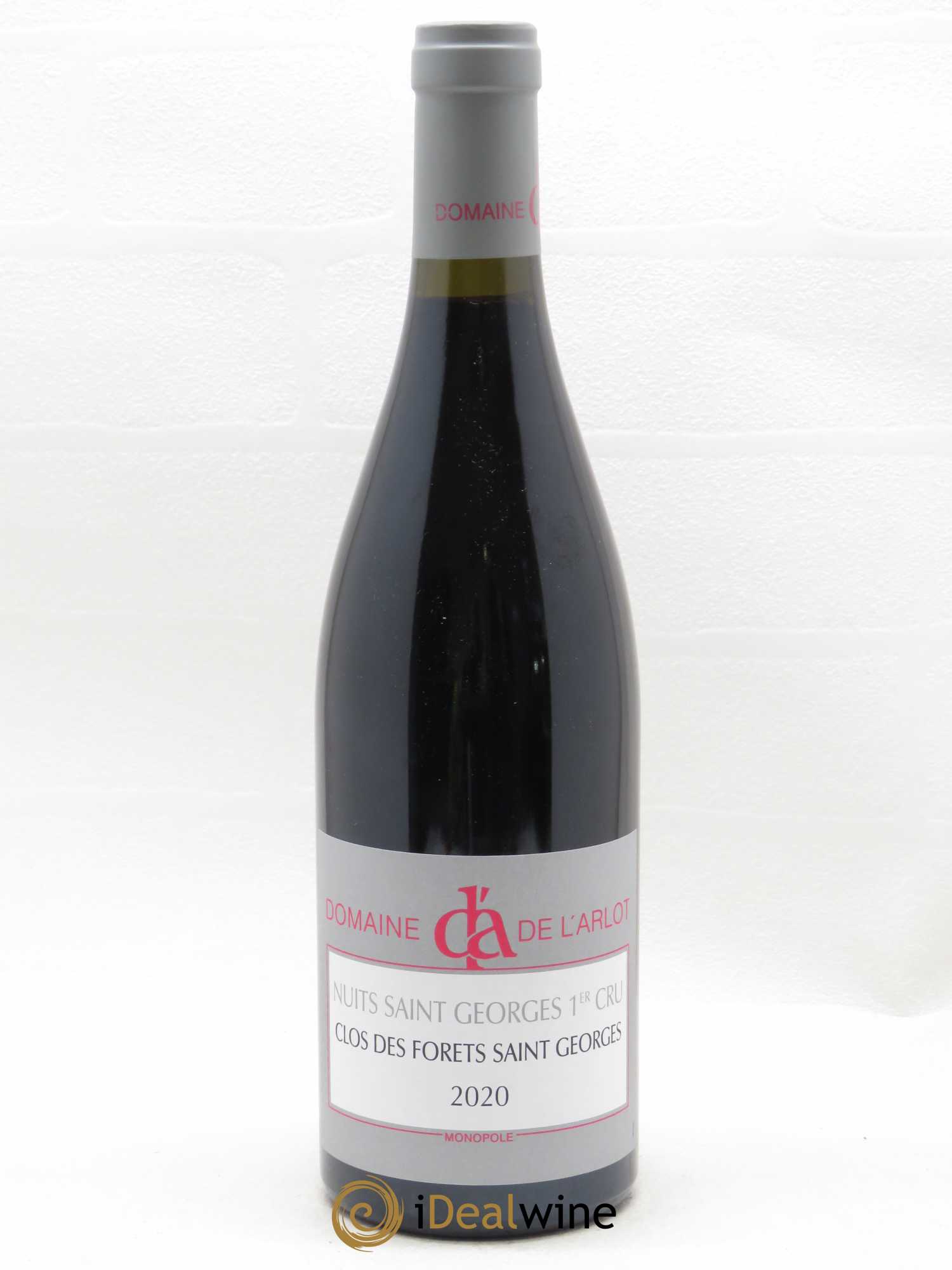 Nuits-Saint-Georges 1er Cru Jeunes Vignes du Clos des Forets Saint Georges Domaine de l'Arlot 2020 - Lot de 1 bouteille - 0