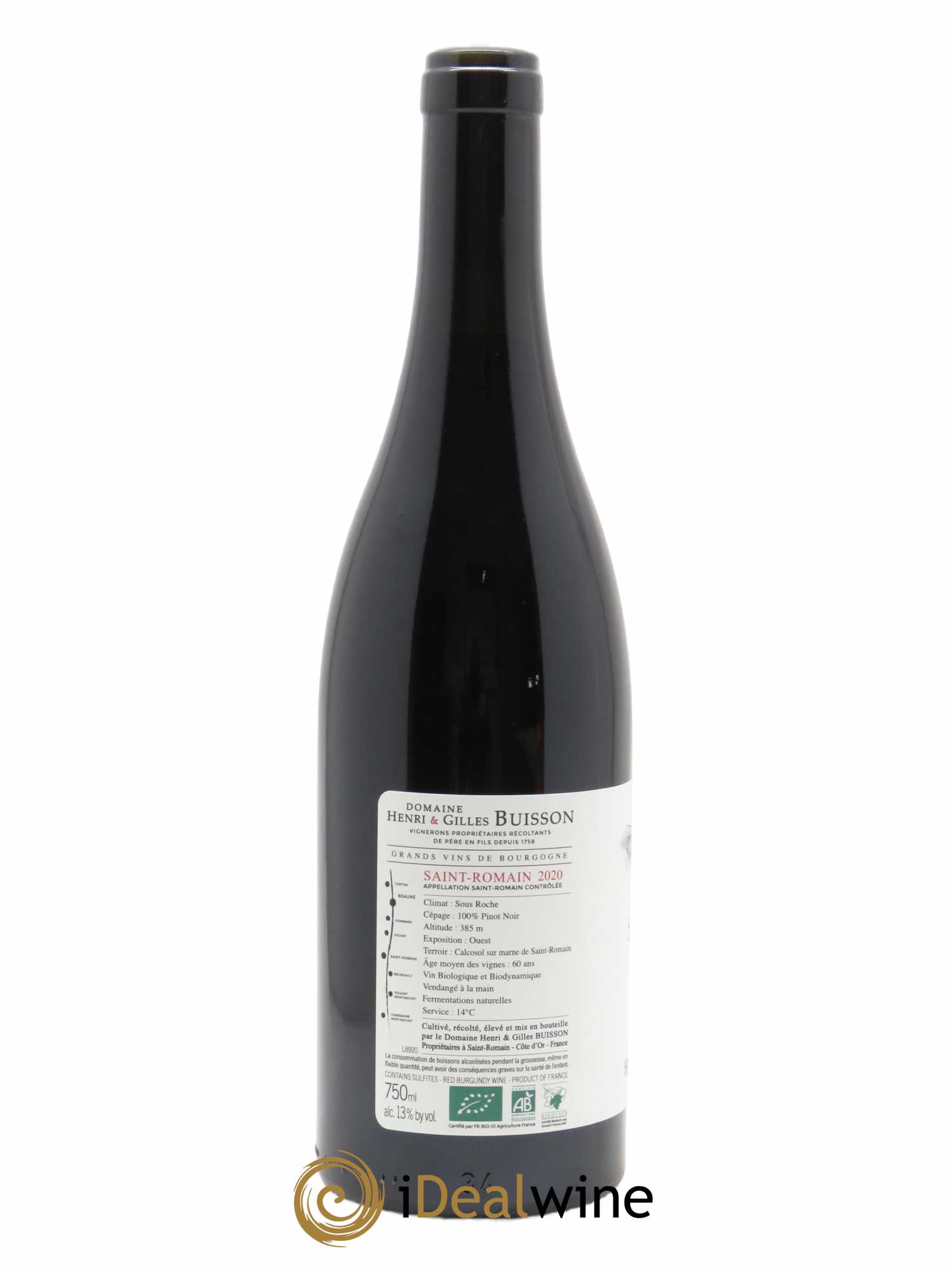 Saint-Romain Sous Roche absolu Henri et Gilles Buisson (Domaine)  2020 - Lot of 1 bottle - 1