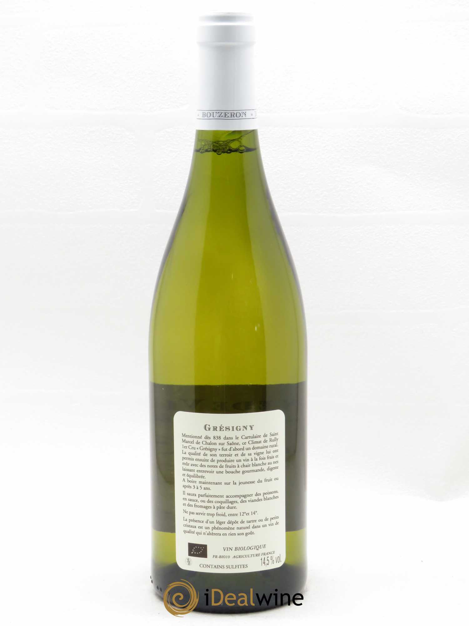 Rully 1er Cru Grésigny Domaine de Villaine 2019 - Lot de 1 bouteille - 1
