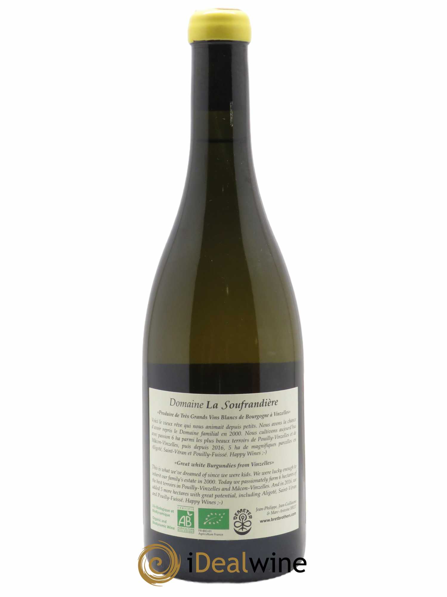 Saint-Véran La Bonnode La Soufrandière - Bret Brothers 2017 - Lot de 1 bouteille - 2