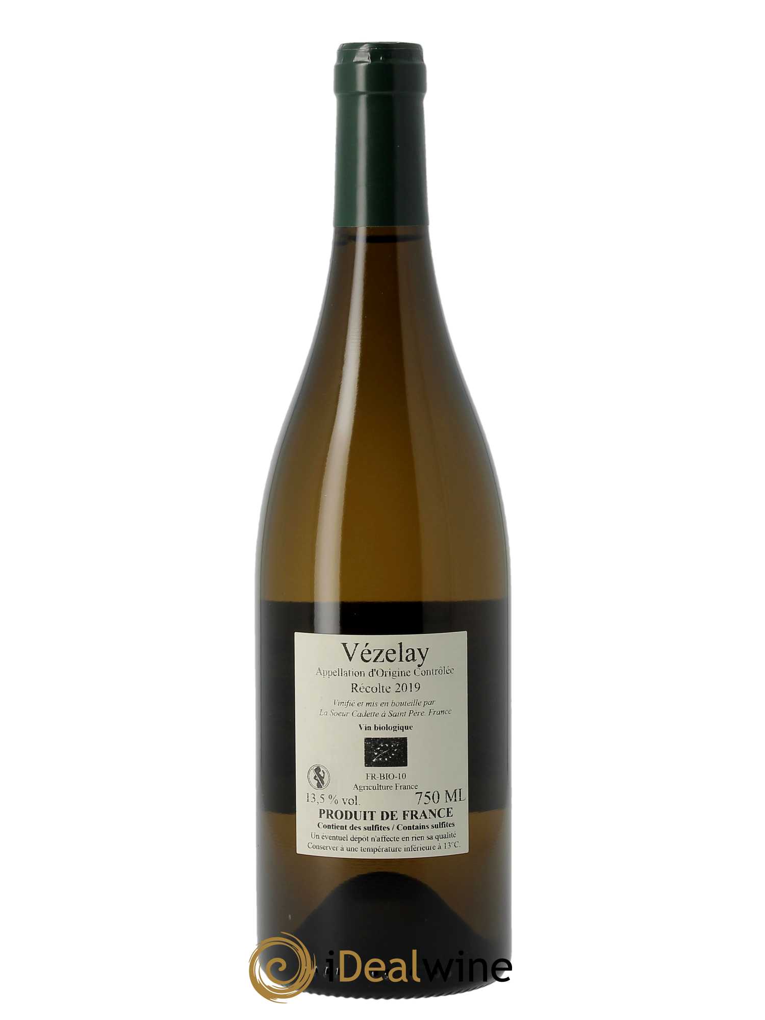 Vézelay La Châtelaine La Soeur Cadette 2019 - Lot de 1 bouteille - 1