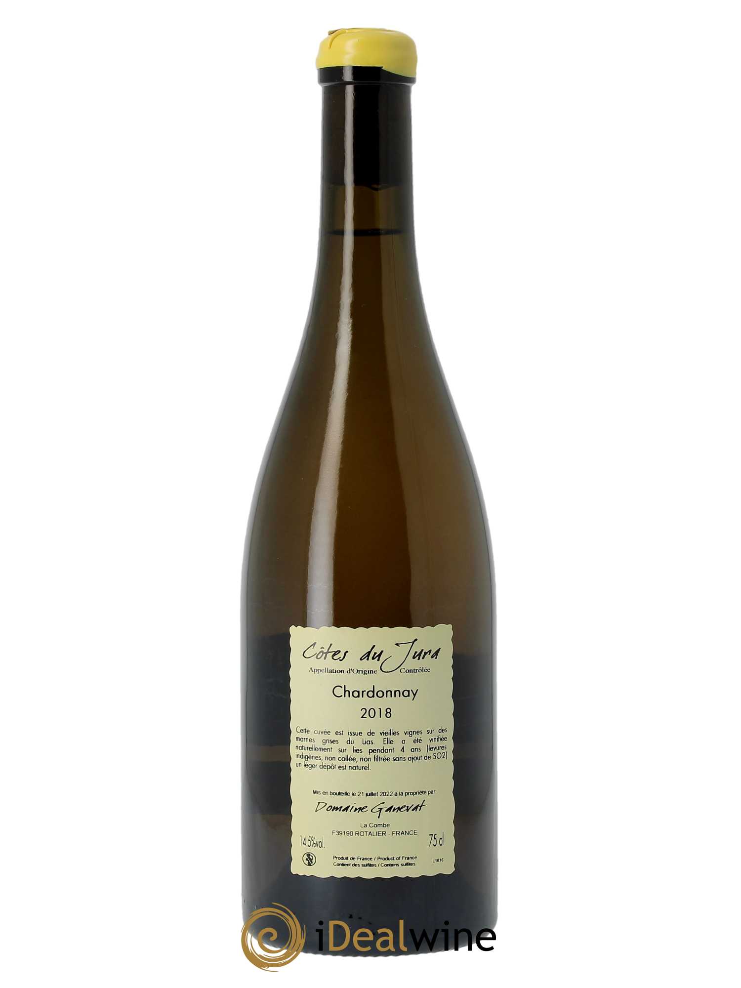 Côtes du Jura La Pélerine Anne et Jean François Ganevat 2018 - Lot de 1 bouteille - 1