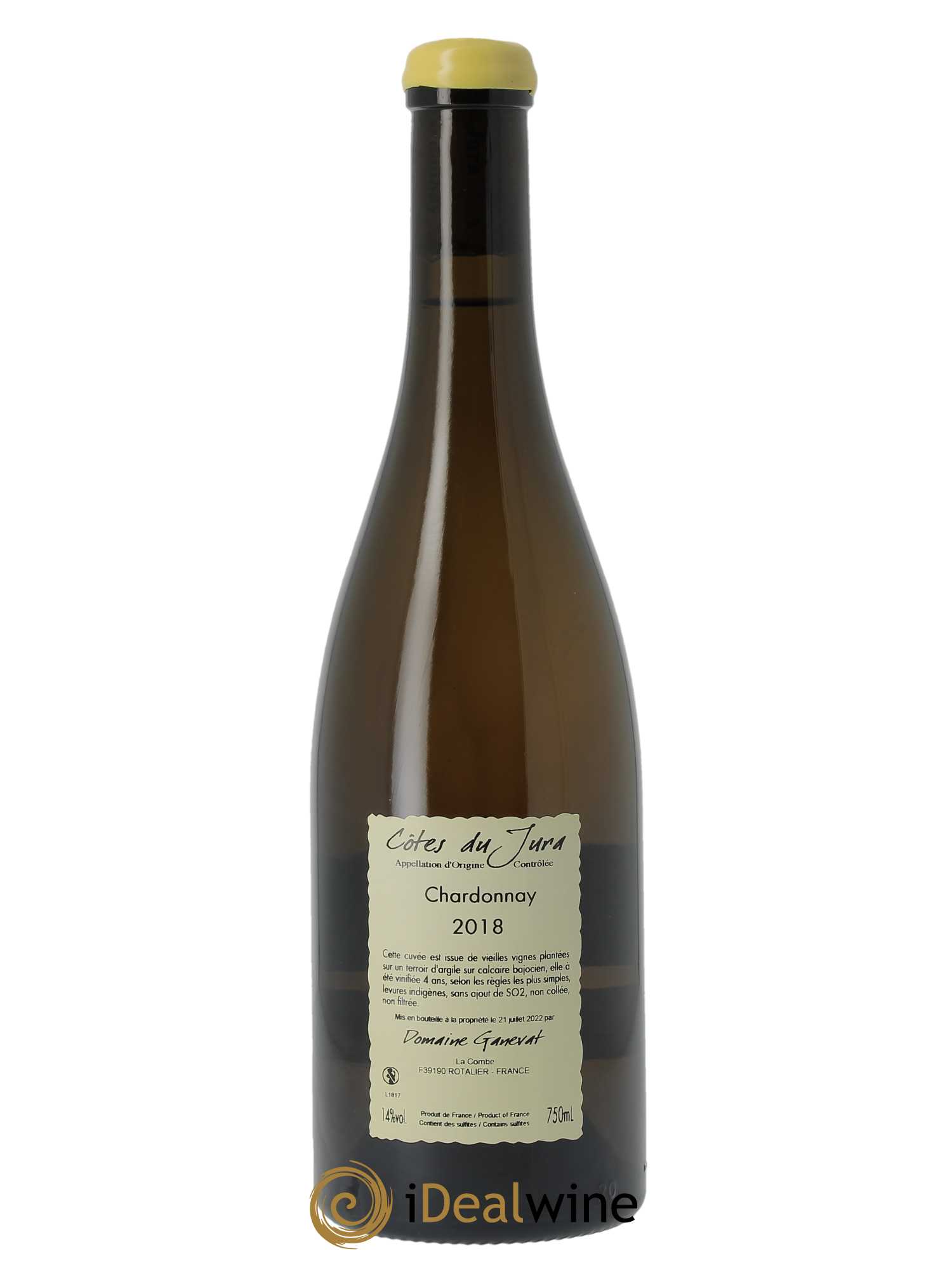 Côtes du Jura Rouchamps Chardonnay Jean-François Ganevat (Domaine) 2018 - Lot de 1 bouteille - 1
