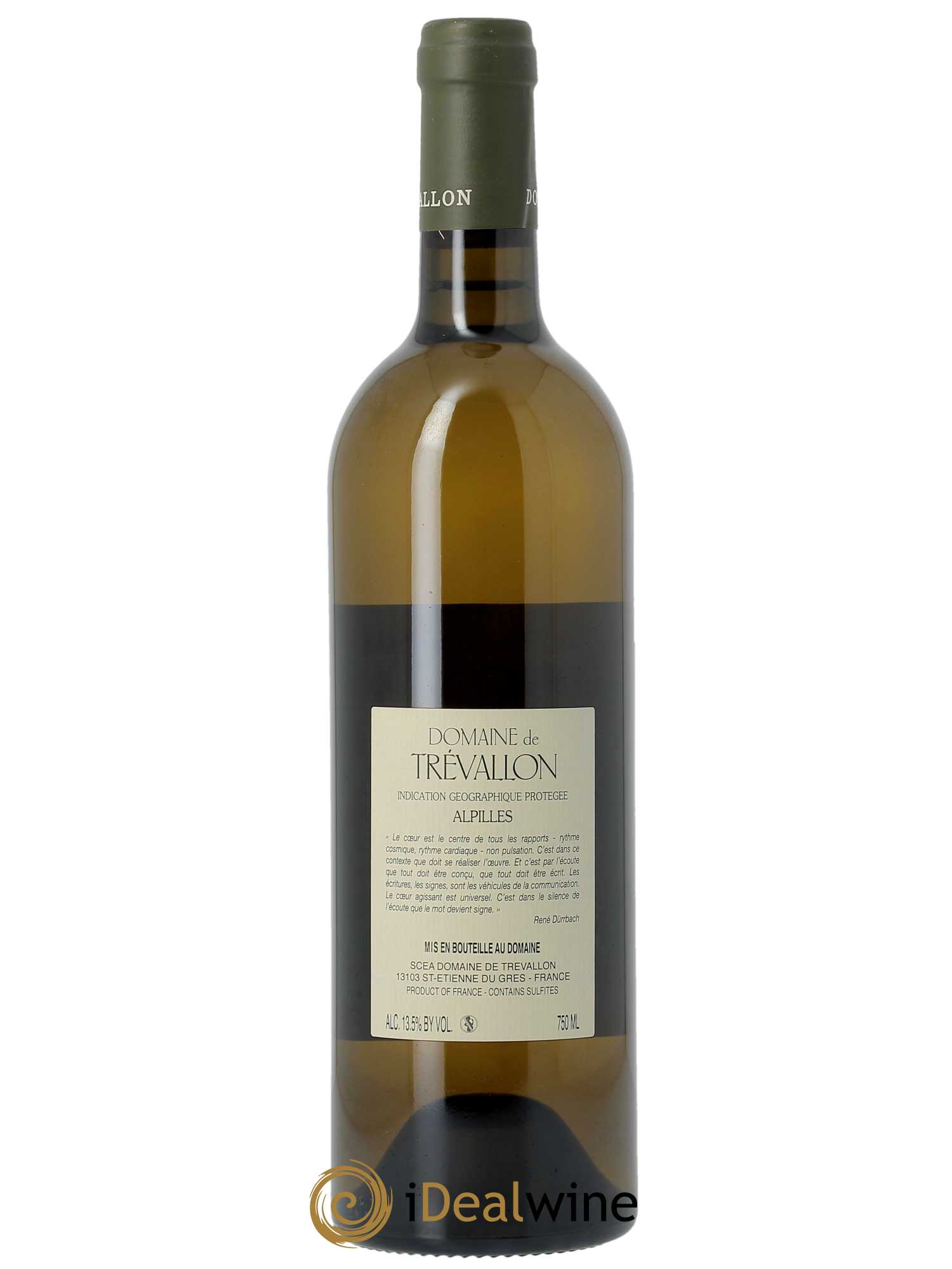 VDP Bouches du Rhône Trévallon (Domaine de) Eloi Dürrbach 2020 - Lot de 1 bouteille - 1