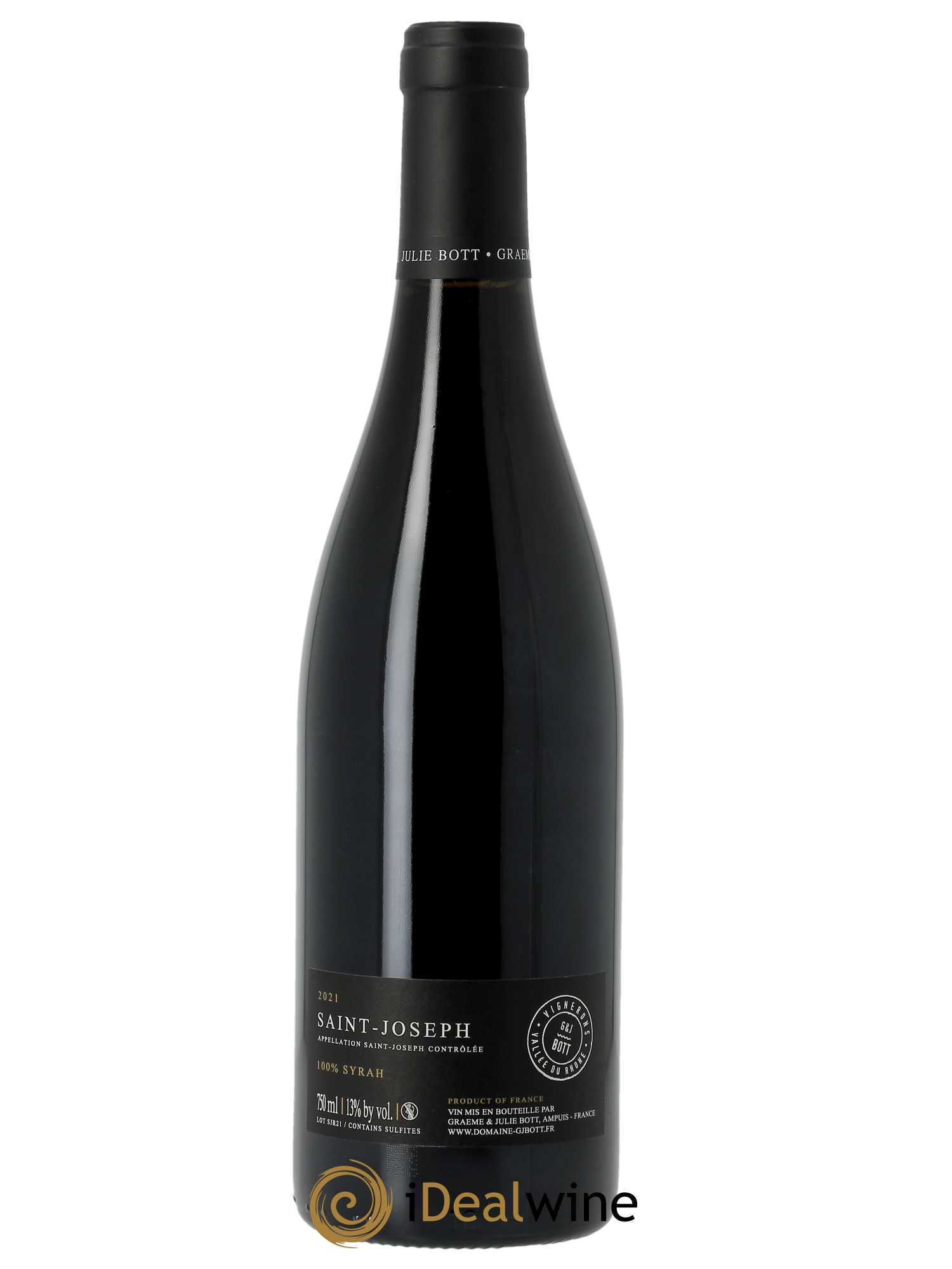 Saint-Joseph Graeme & Julie Bott 2021 - Lot de 1 bouteille - 1