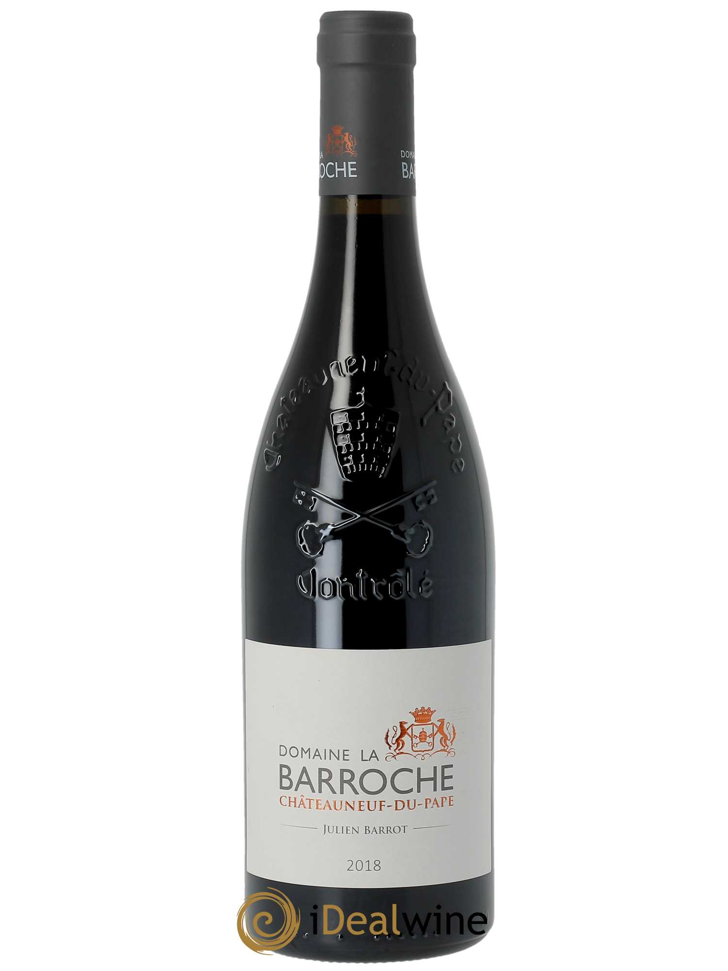Châteauneuf-du-Pape La Barroche (Domaine de) Signature Julien Barrot 2018 - Lot of 1 bottle - 0