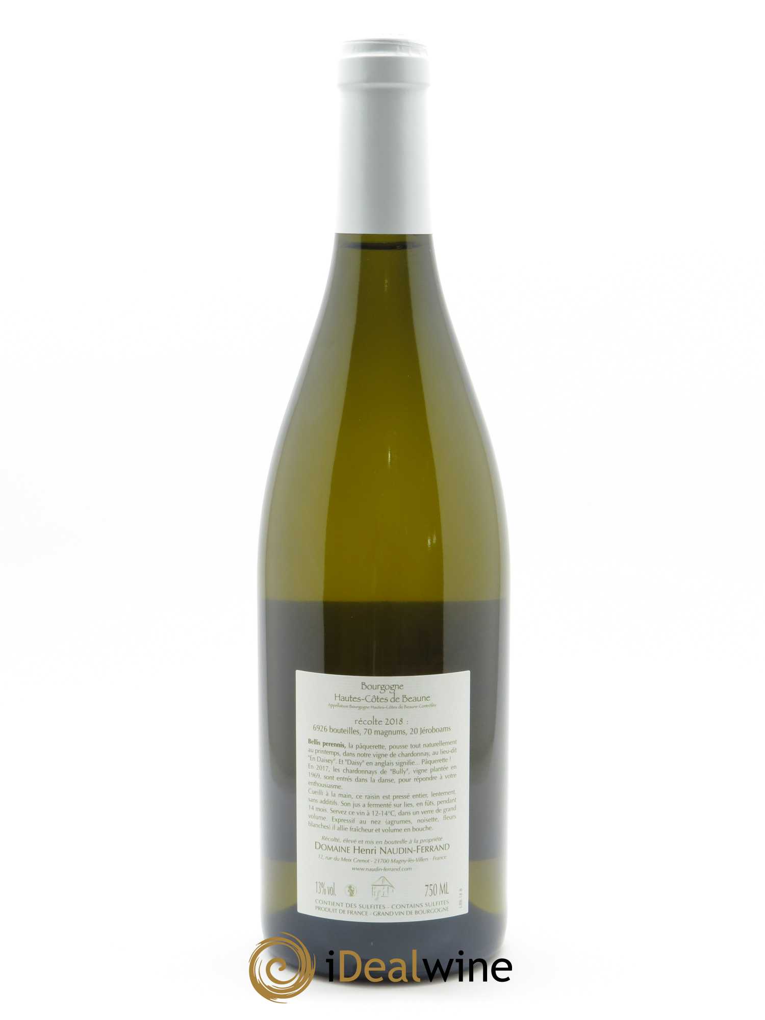 Hautes-Côtes de Beaune Bellis Perennis Naudin-Ferrand (Domaine) 2018 - Lot de 1 bouteille - 1